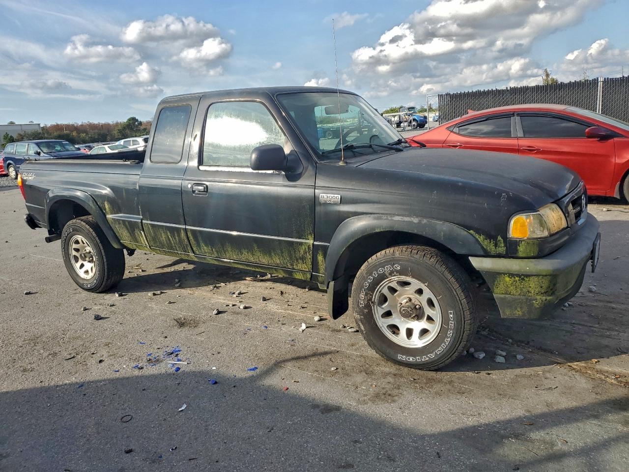 2004 Mazda B3000 Cab Plus Black vin: 4F4YR16U64TM11908