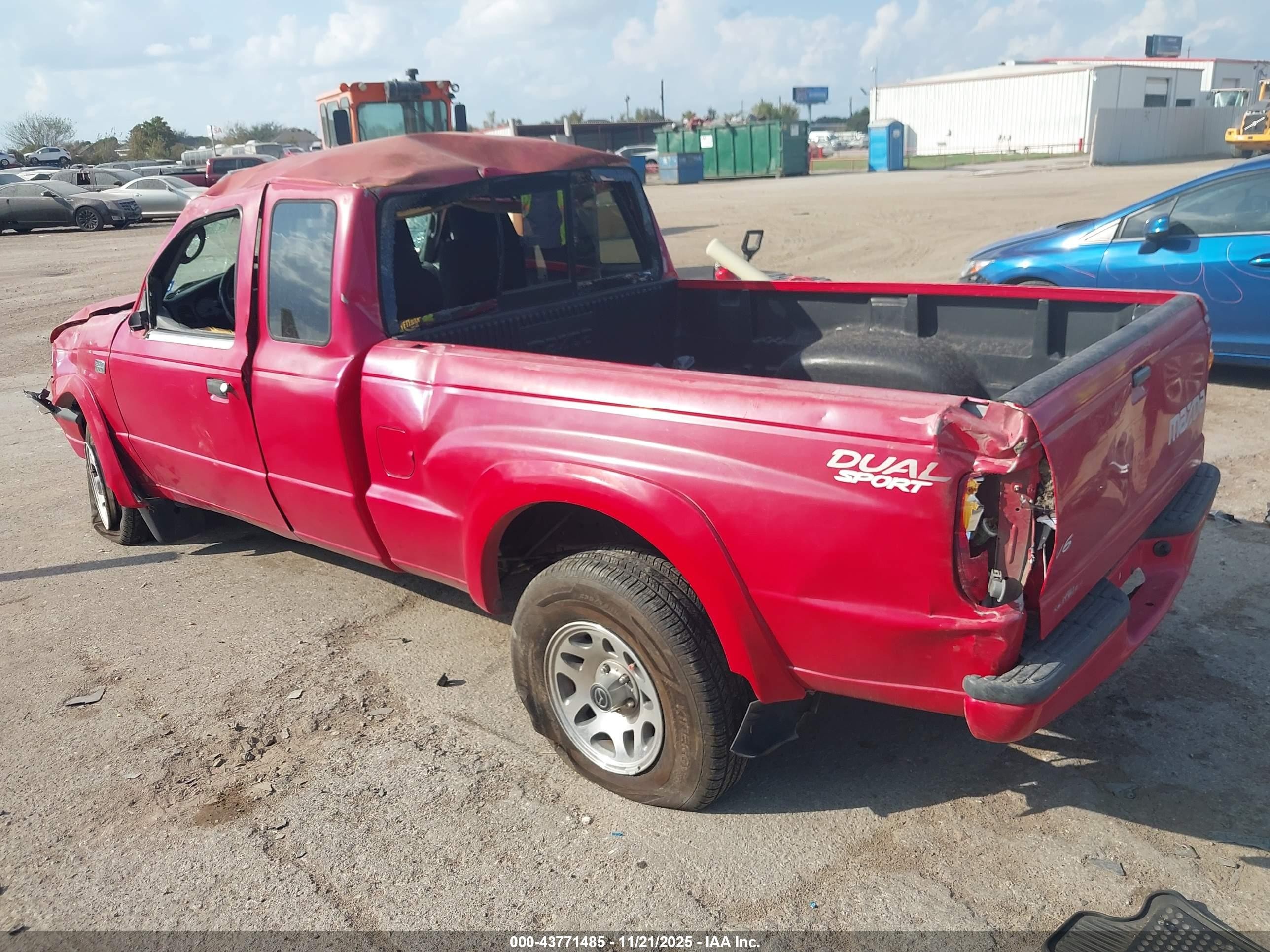 2004 Mazda B3000 Ds Red vin: 4F4YR16U74TM00853