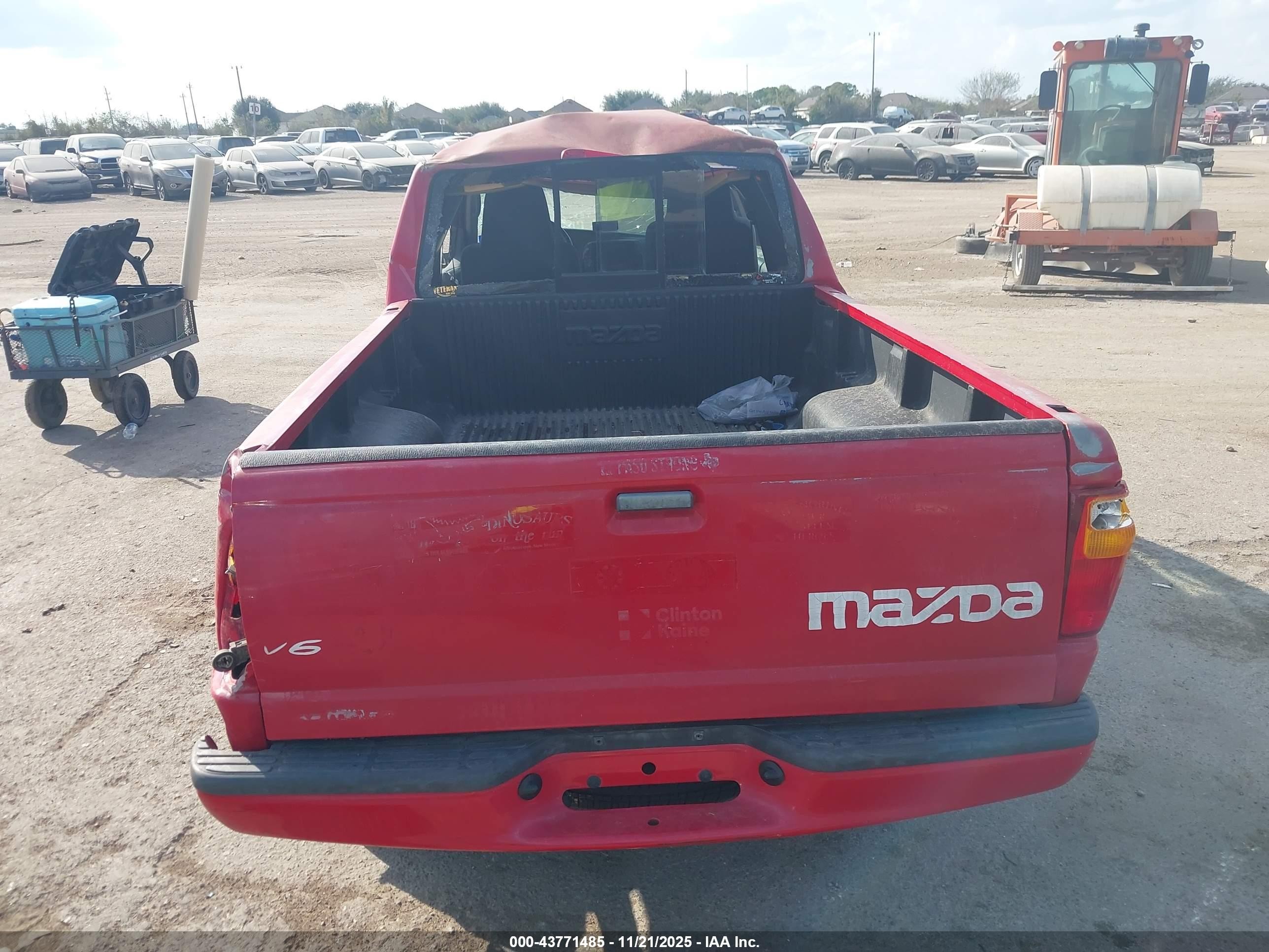 2004 Mazda B3000 Ds Red vin: 4F4YR16U74TM00853