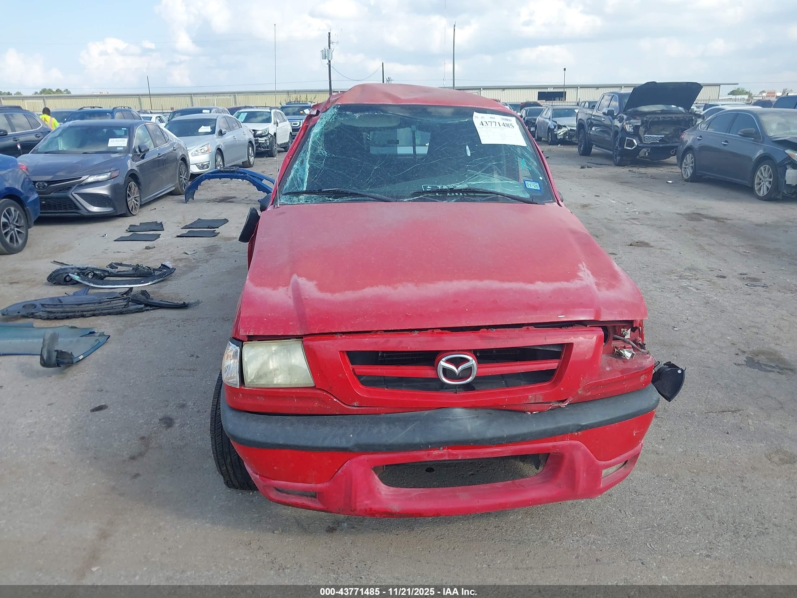 2004 Mazda B3000 Ds Red vin: 4F4YR16U74TM00853