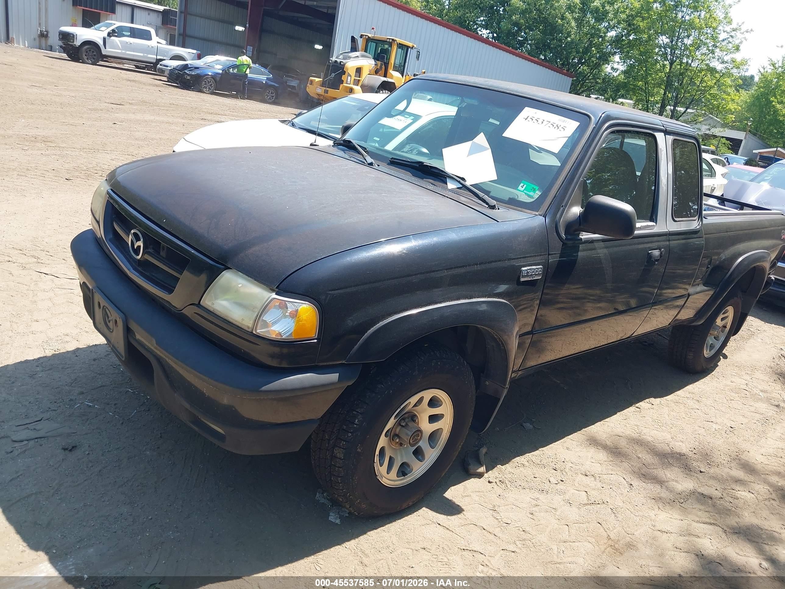 2002 Mazda B3000 Ds Black vin: 4F4YR16U82TM04116
