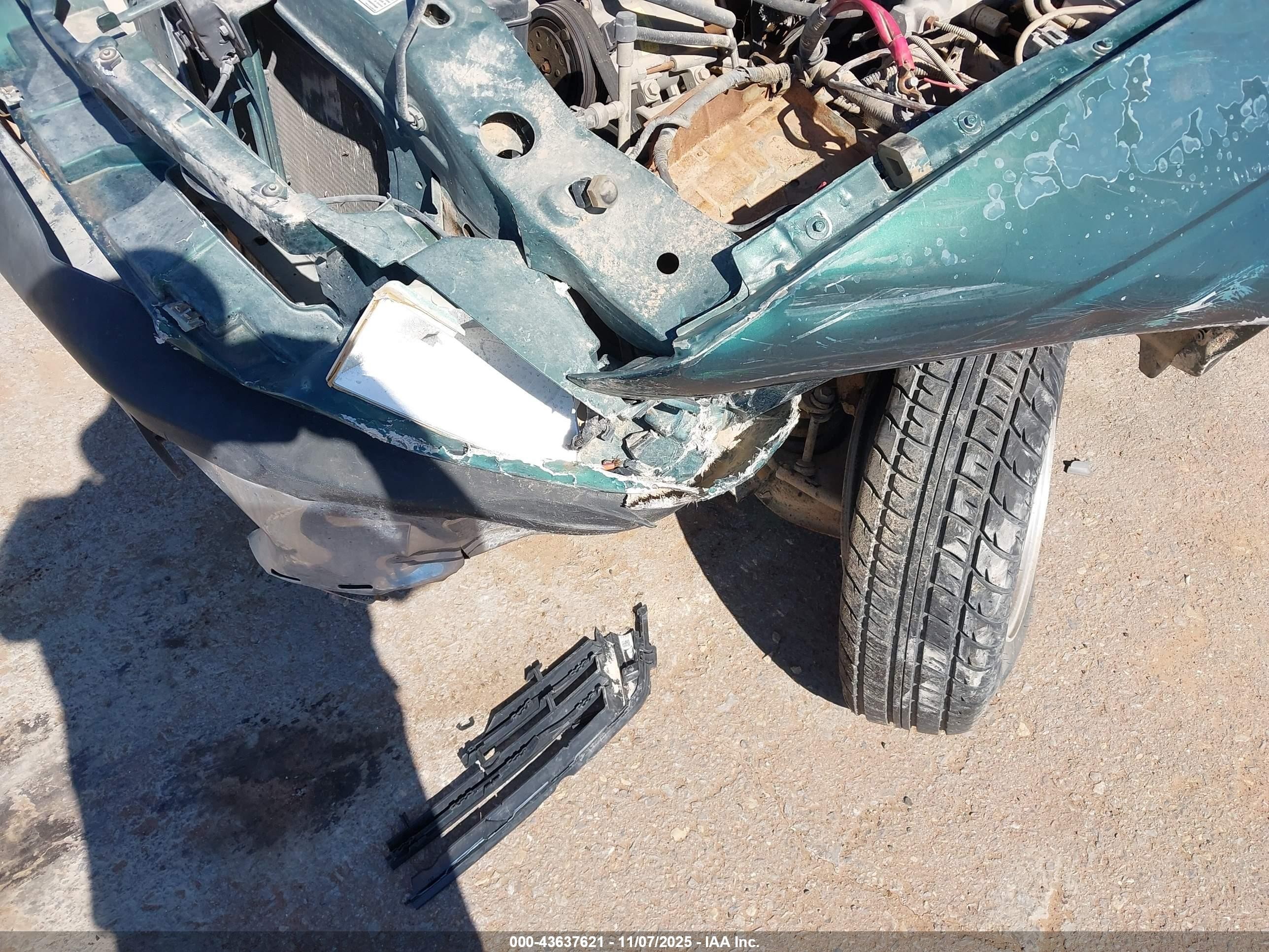 1999 Mazda B3000 Se/tl Green vin: 4F4YR16V1XTM19881