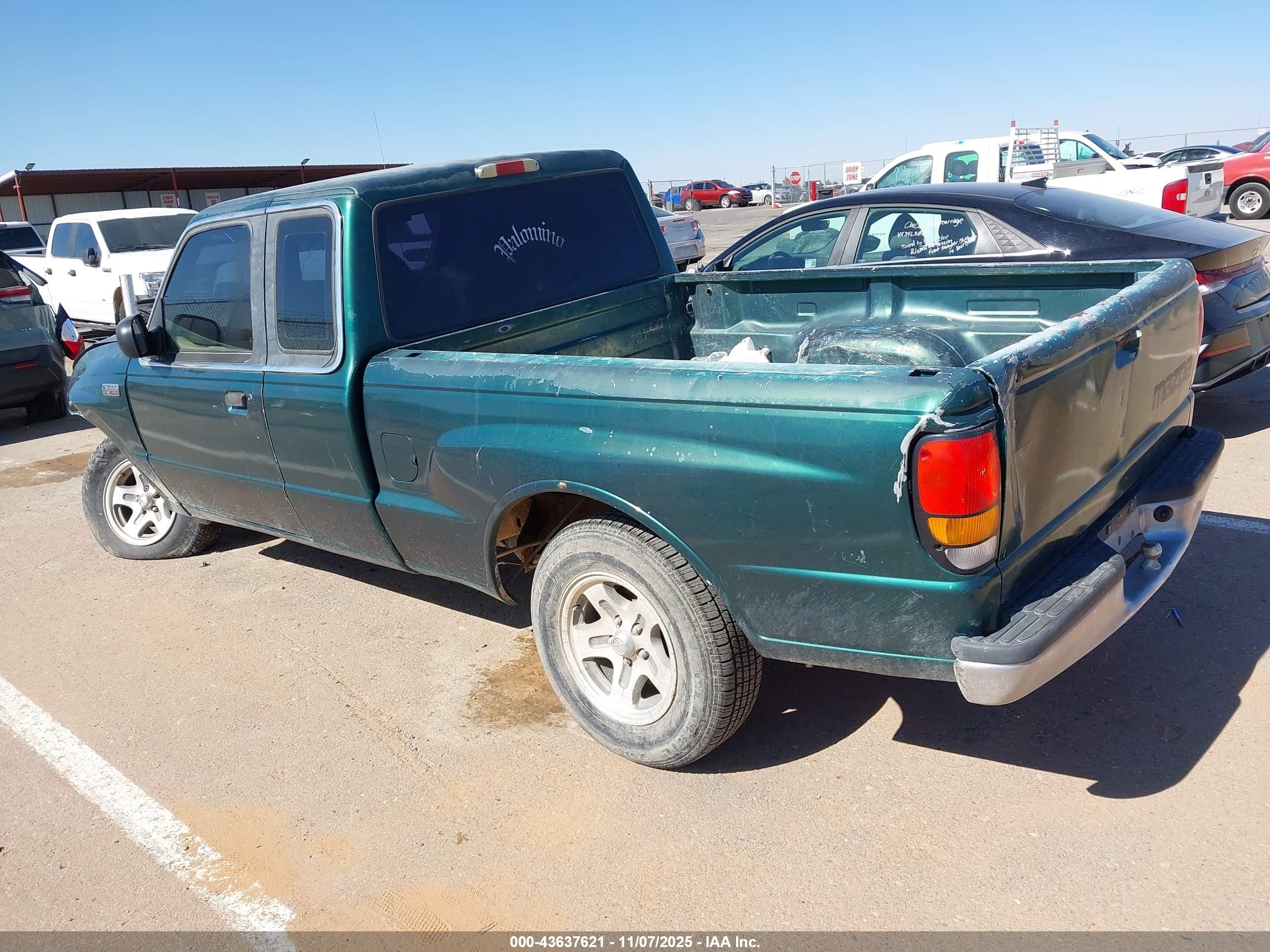 1999 Mazda B3000 Se/tl Green vin: 4F4YR16V1XTM19881