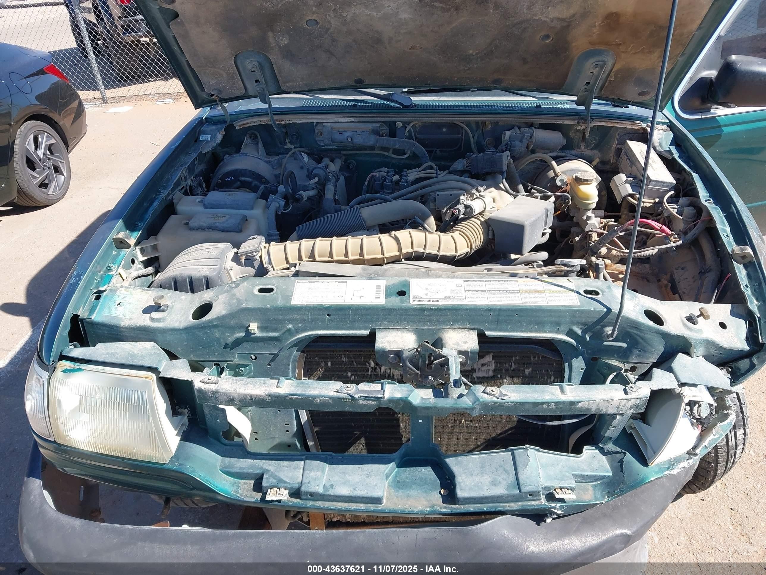 1999 Mazda B3000 Se/tl Green vin: 4F4YR16V1XTM19881
