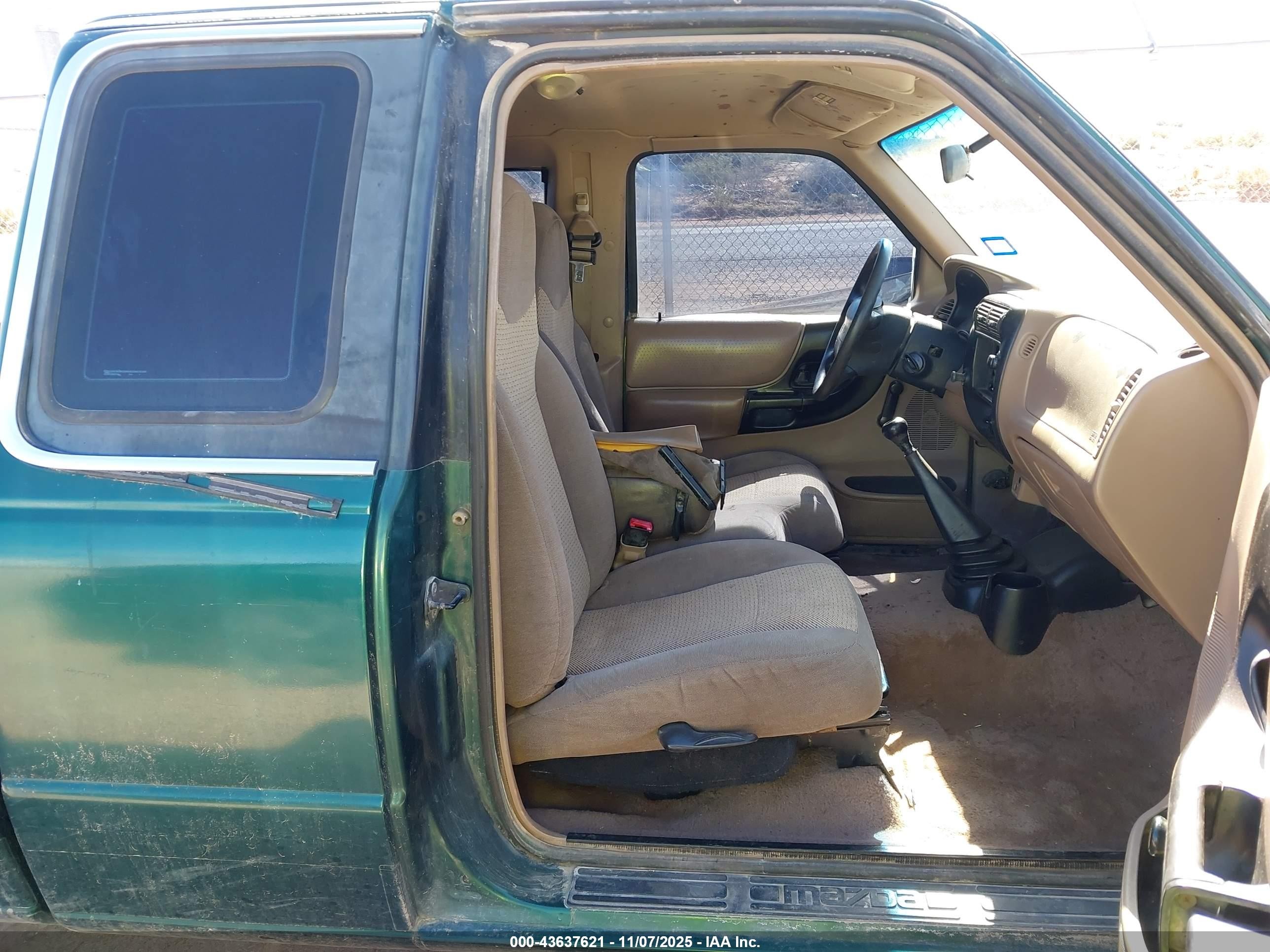 1999 Mazda B3000 Se/tl Green vin: 4F4YR16V1XTM19881