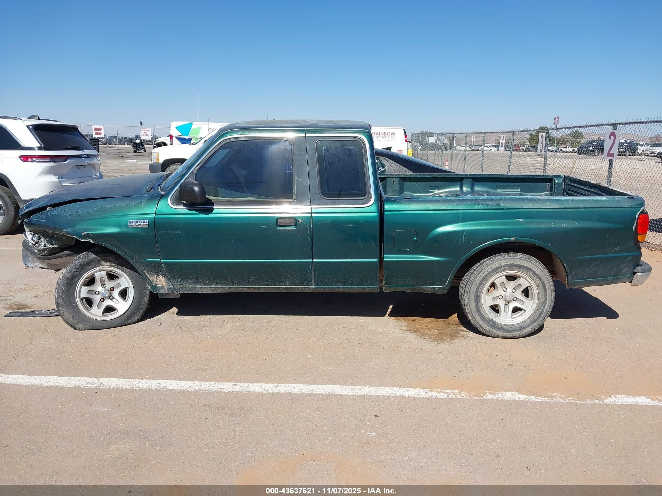 1999 Mazda B3000 Se/tl Green vin: 4F4YR16V1XTM19881
