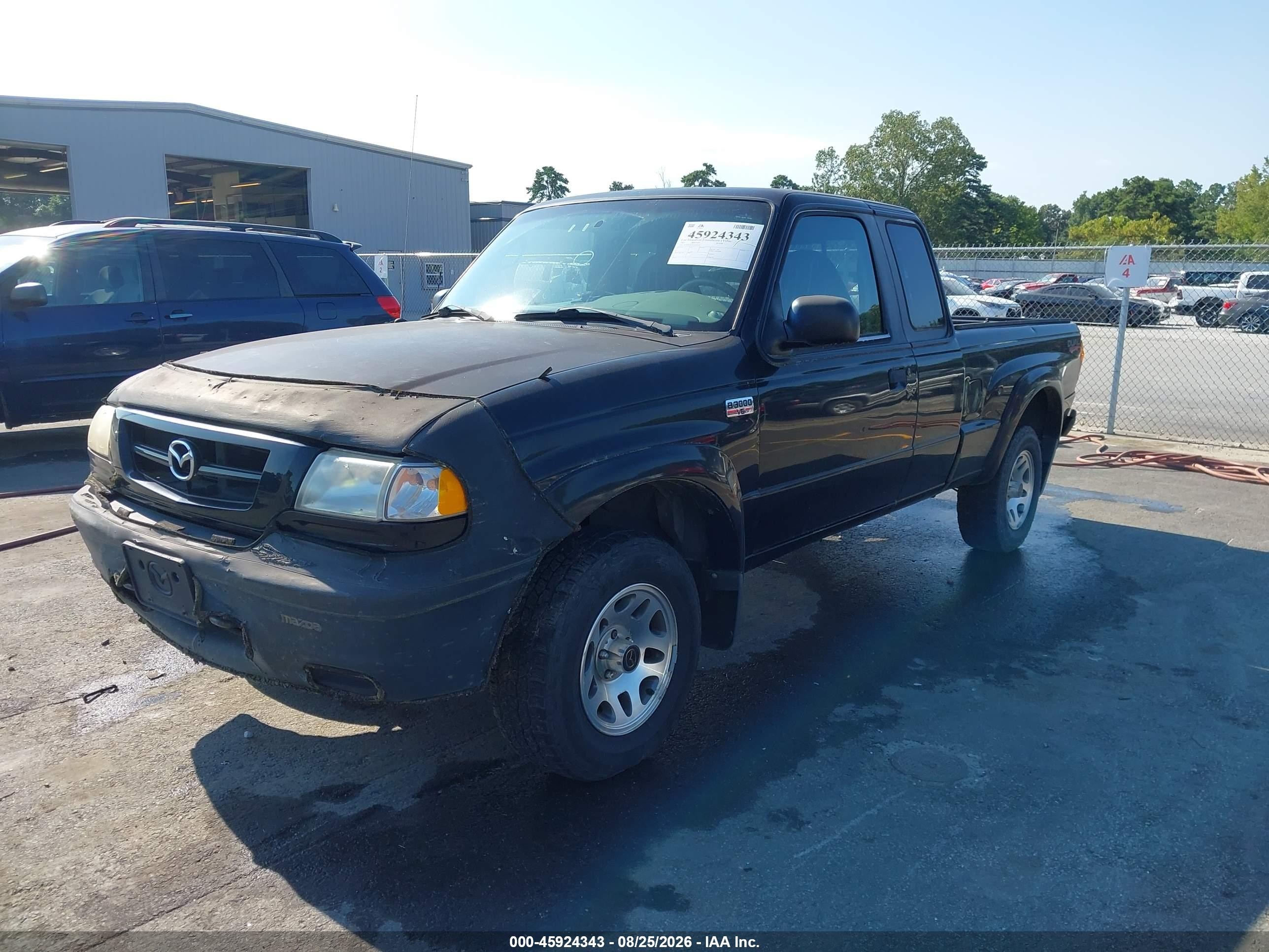 2001 Mazda B3000 Ds/se Black vin: 4F4YR16V31TM26354