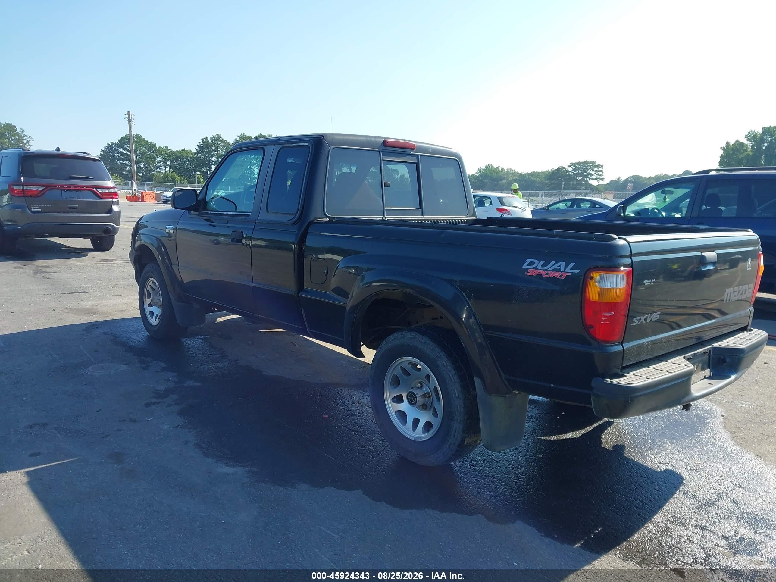 2001 Mazda B3000 Ds/se Black vin: 4F4YR16V31TM26354