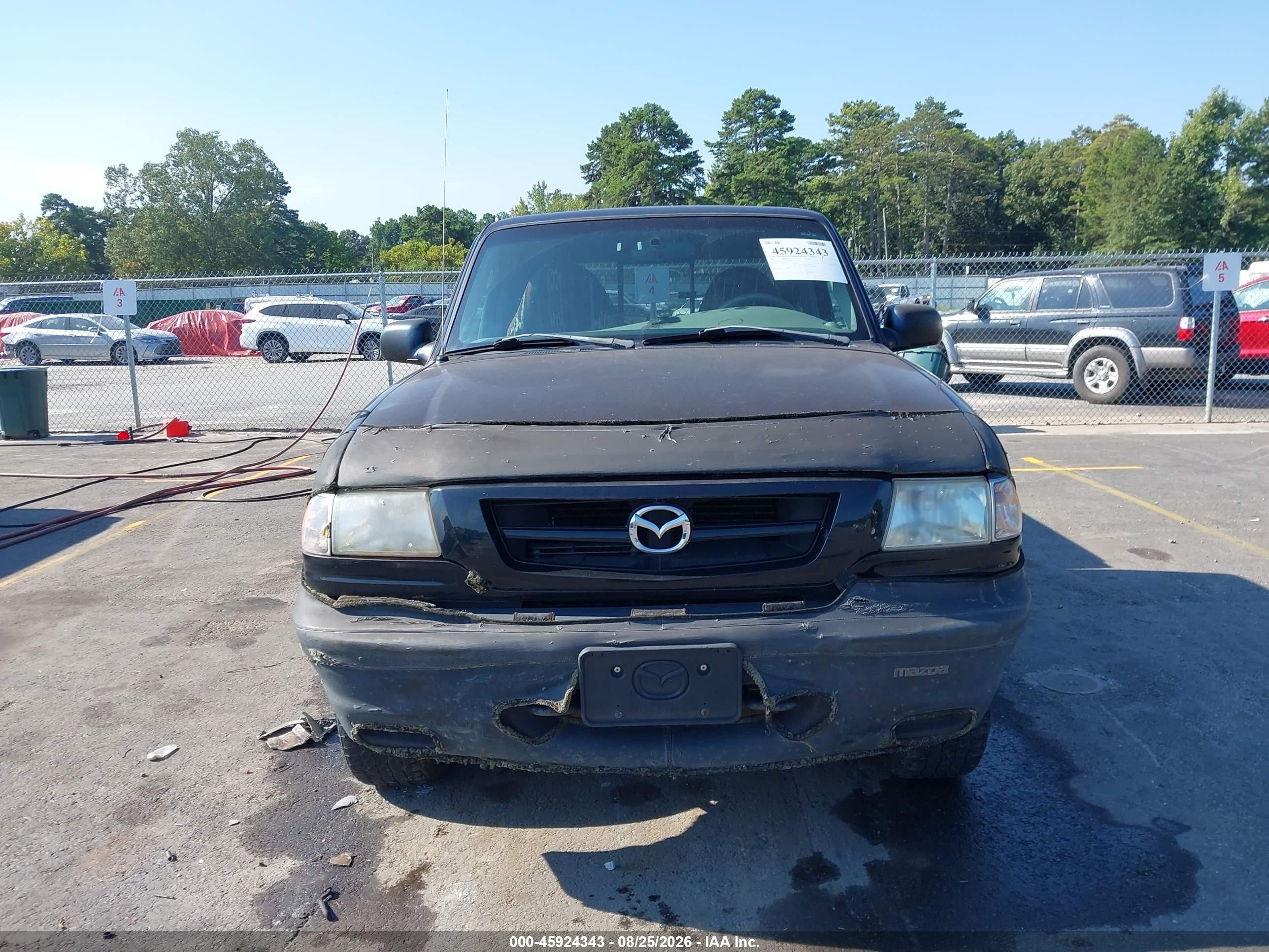 2001 Mazda B3000 Ds/se Black vin: 4F4YR16V31TM26354