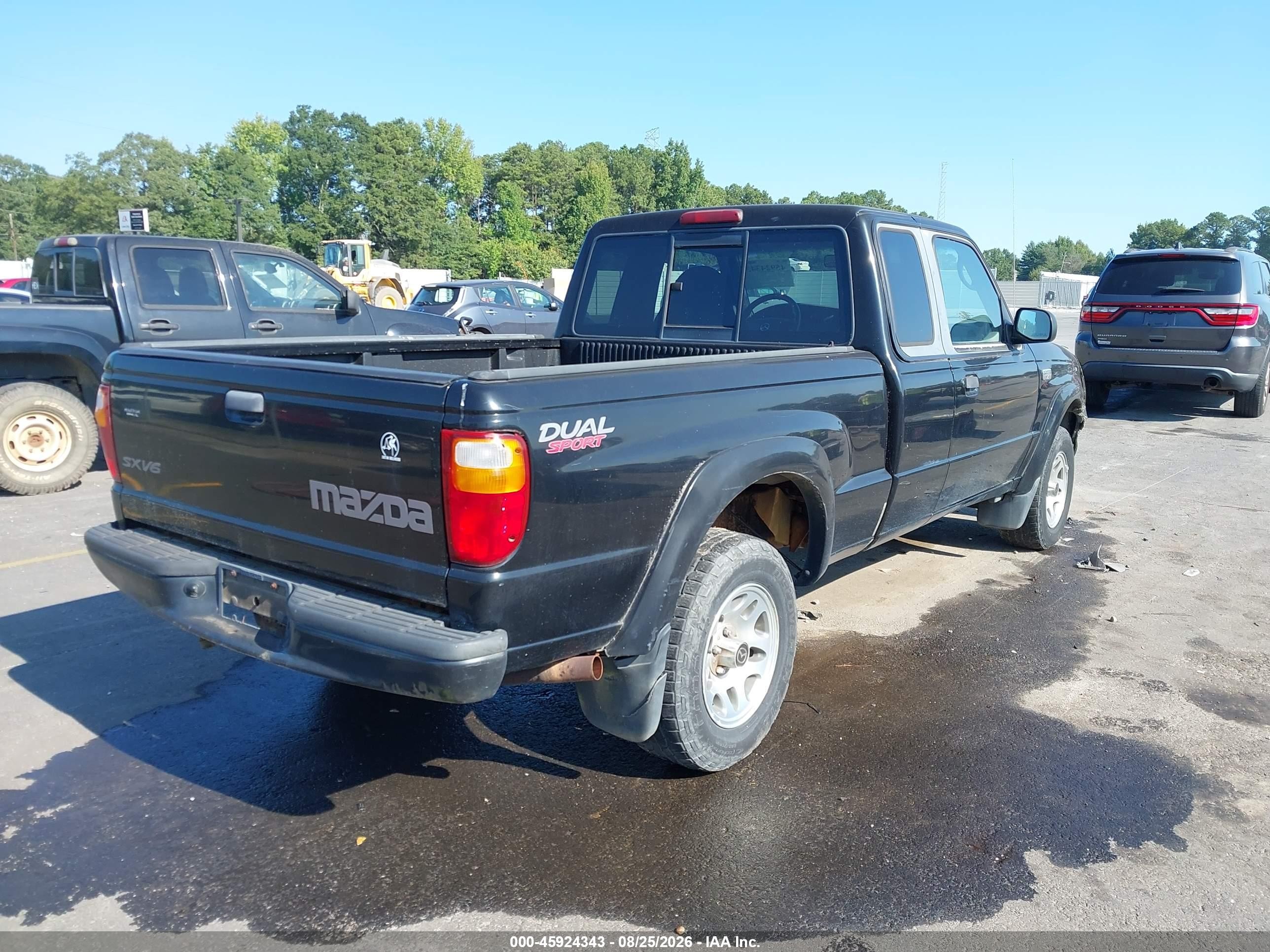 2001 Mazda B3000 Ds/se Black vin: 4F4YR16V31TM26354
