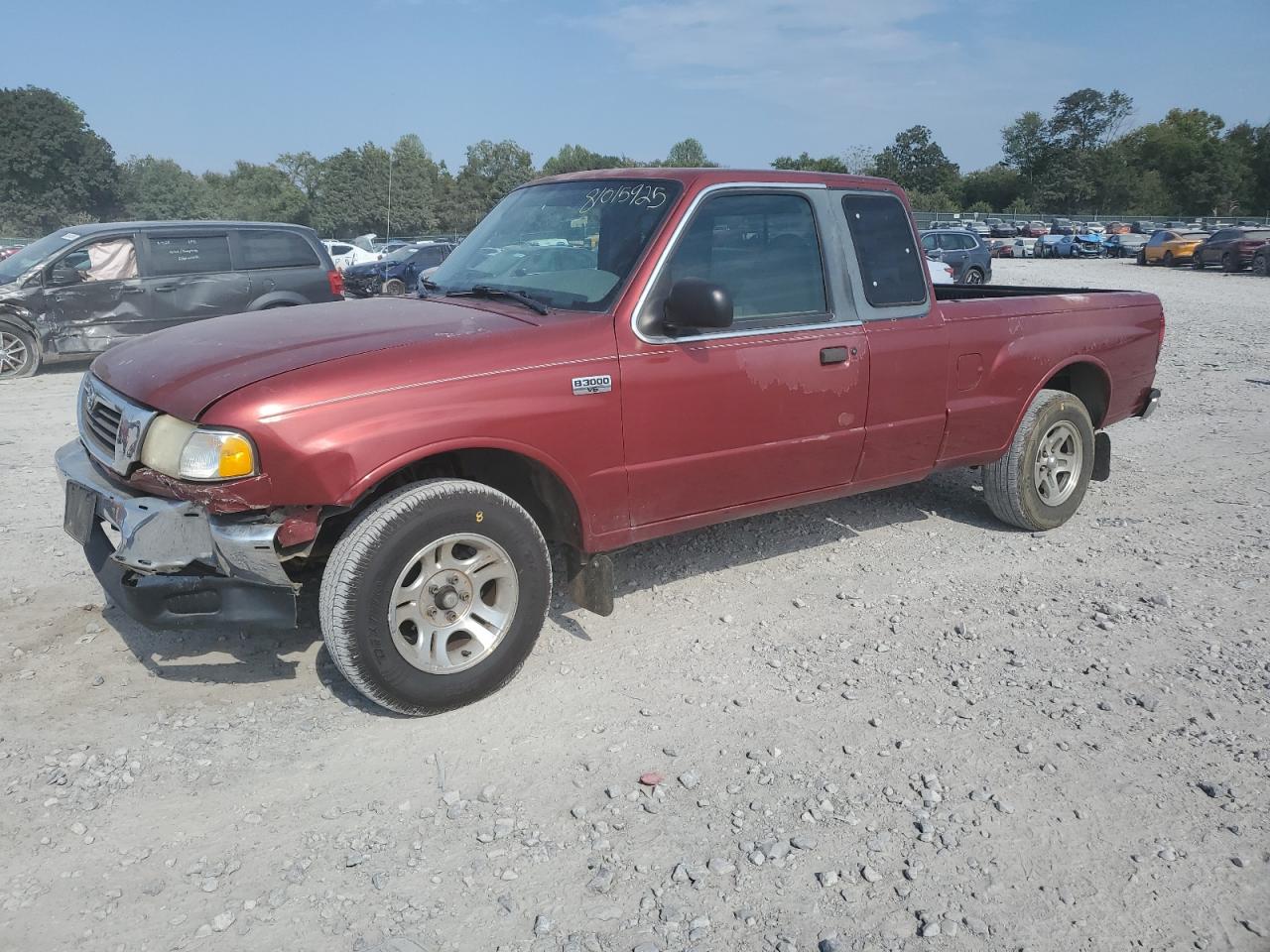 1999 Mazda B3000 Cab Plus Red vin: 4F4YR16V7XTM13079