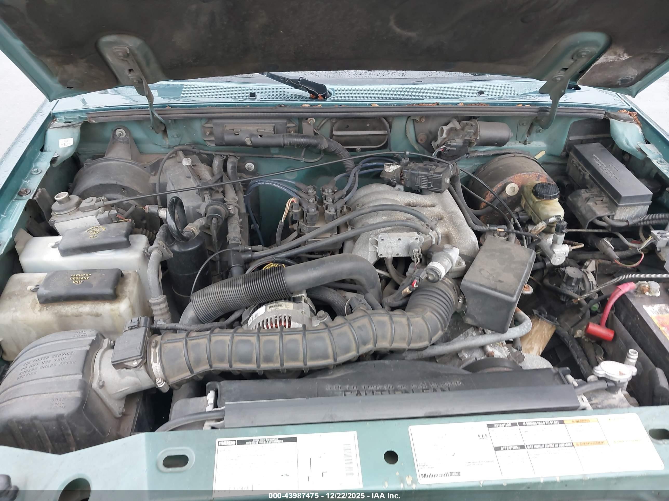 1999 Mazda B3000 Se/tl Бирюзовый vin: 4F4YR16V7XTM30688