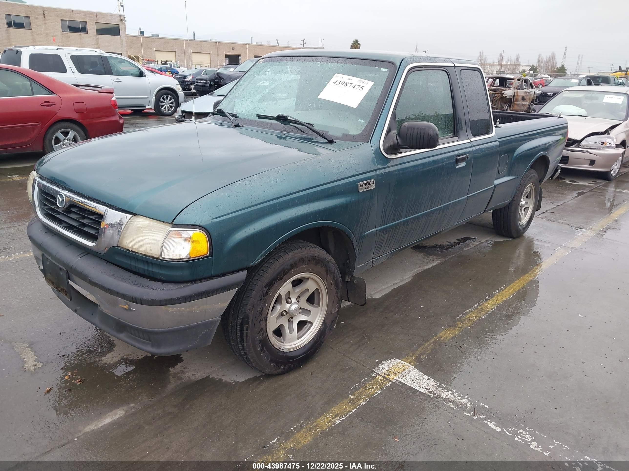 1999 Mazda B3000 Se/tl Бирюзовый vin: 4F4YR16V7XTM30688