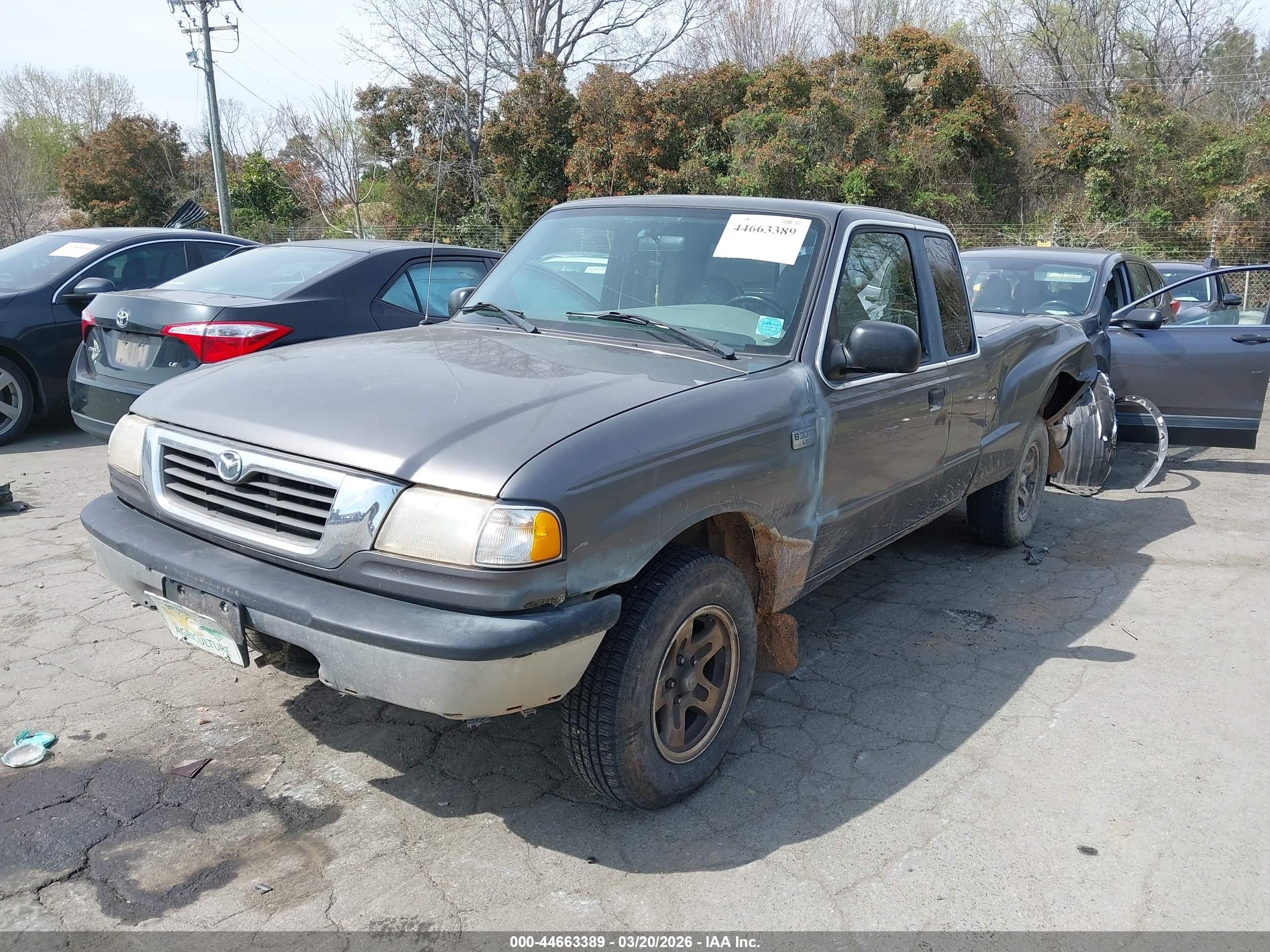 1999 Mazda B3000 Se/tl Серый vin: 4F4YR16V8XTM42607