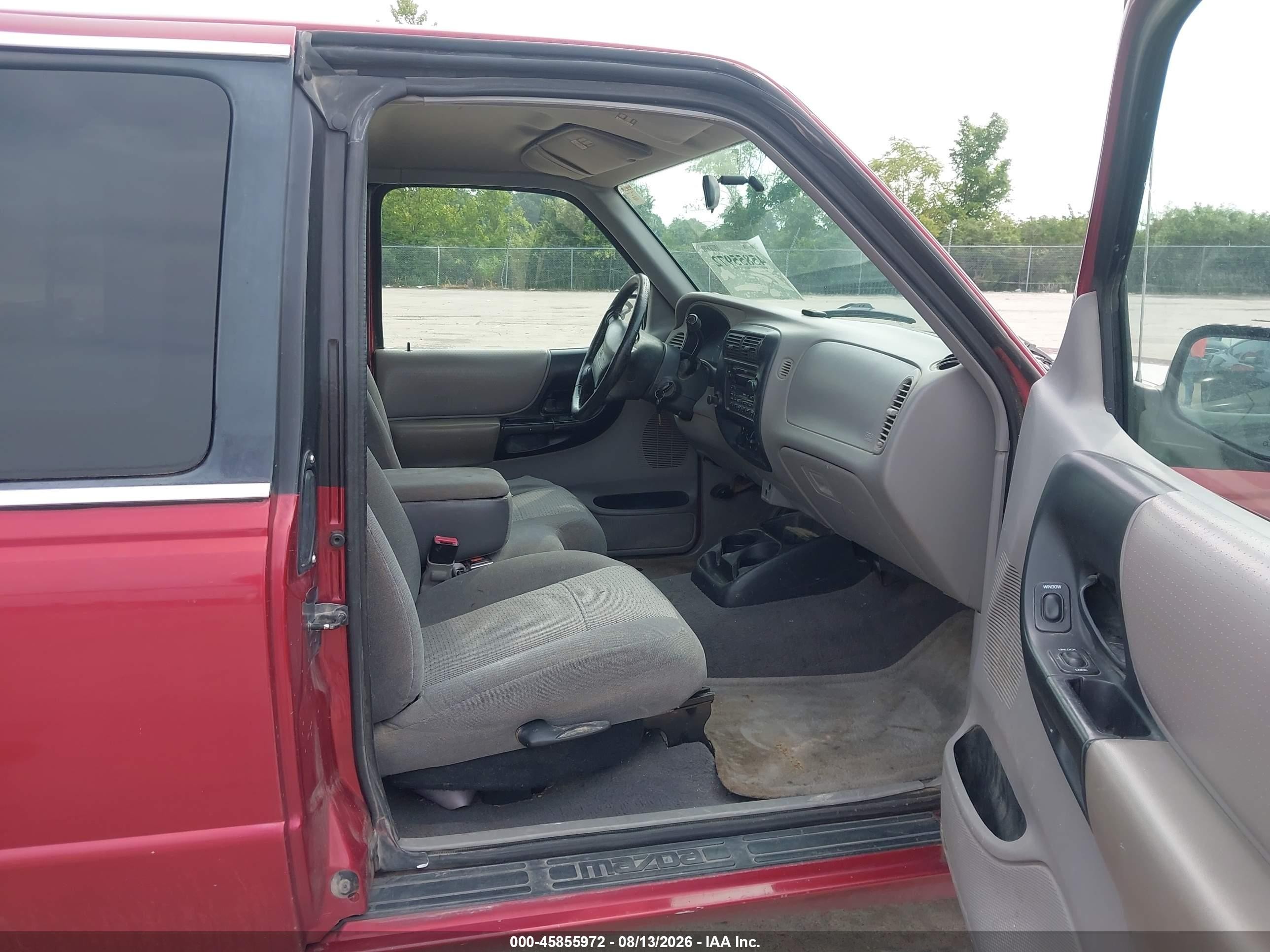 1999 Mazda B4000 Se Red vin: 4F4YR16X1XTM13368