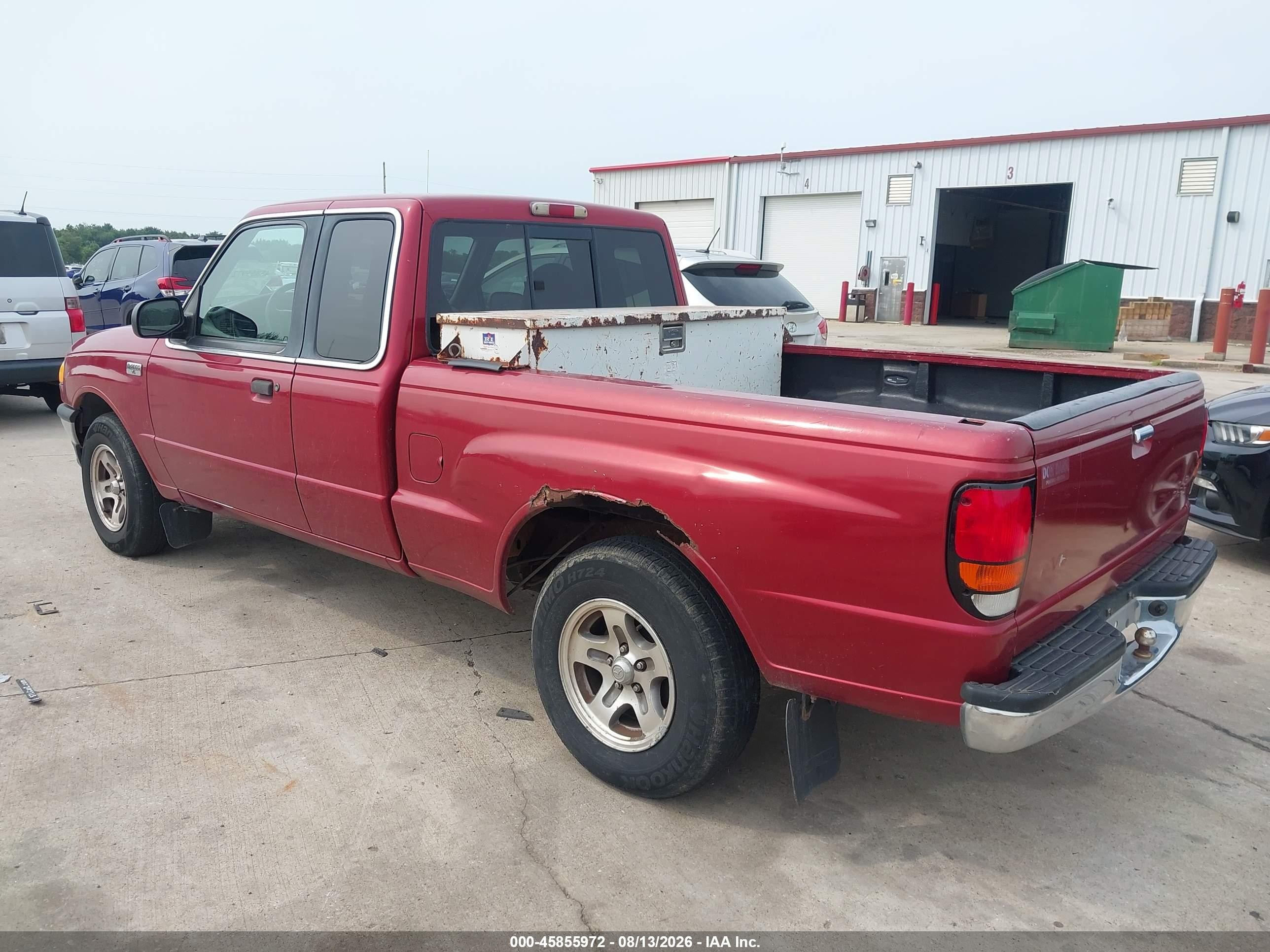 1999 Mazda B4000 Se Red vin: 4F4YR16X1XTM13368