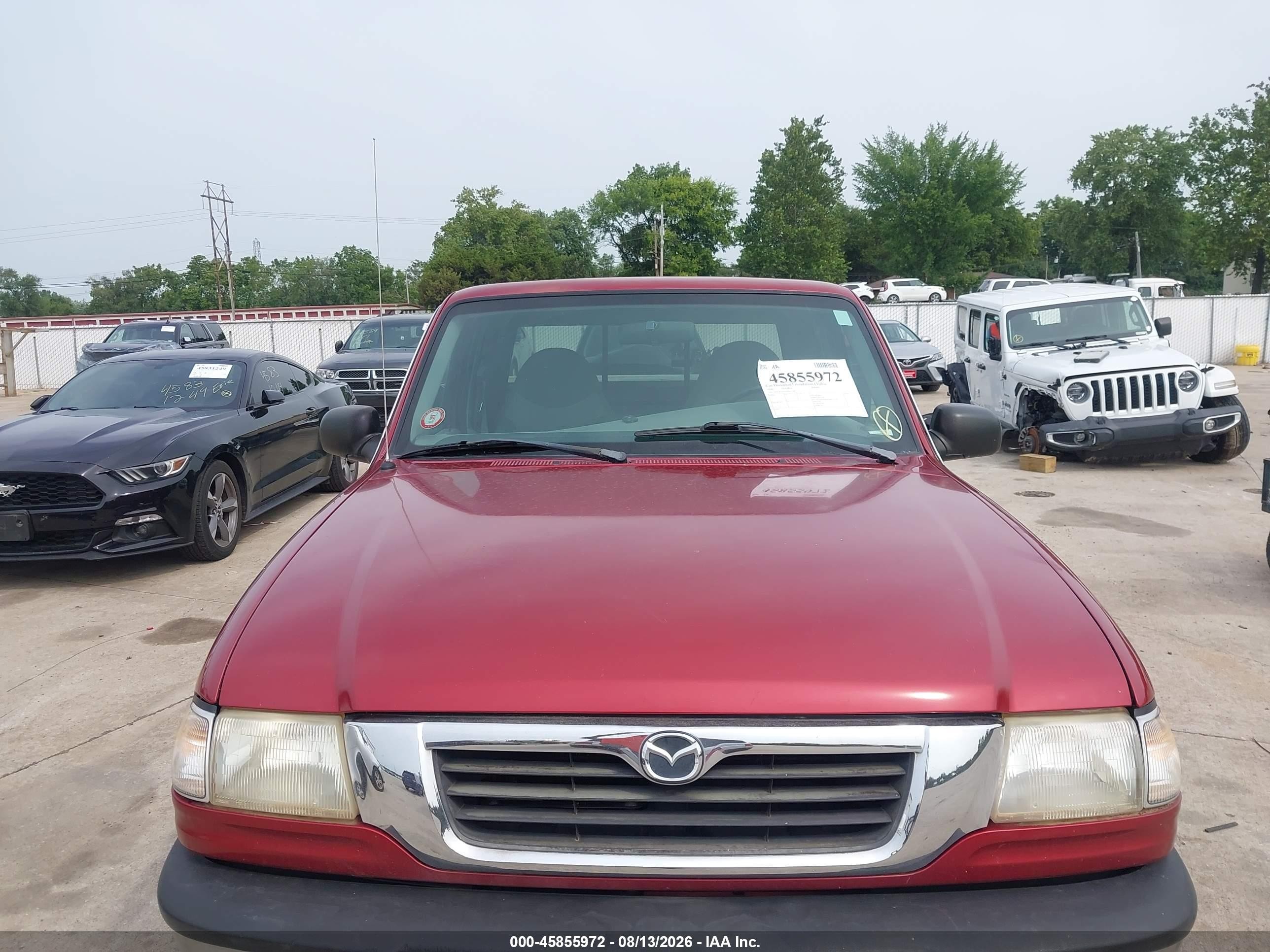 1999 Mazda B4000 Se Red vin: 4F4YR16X1XTM13368