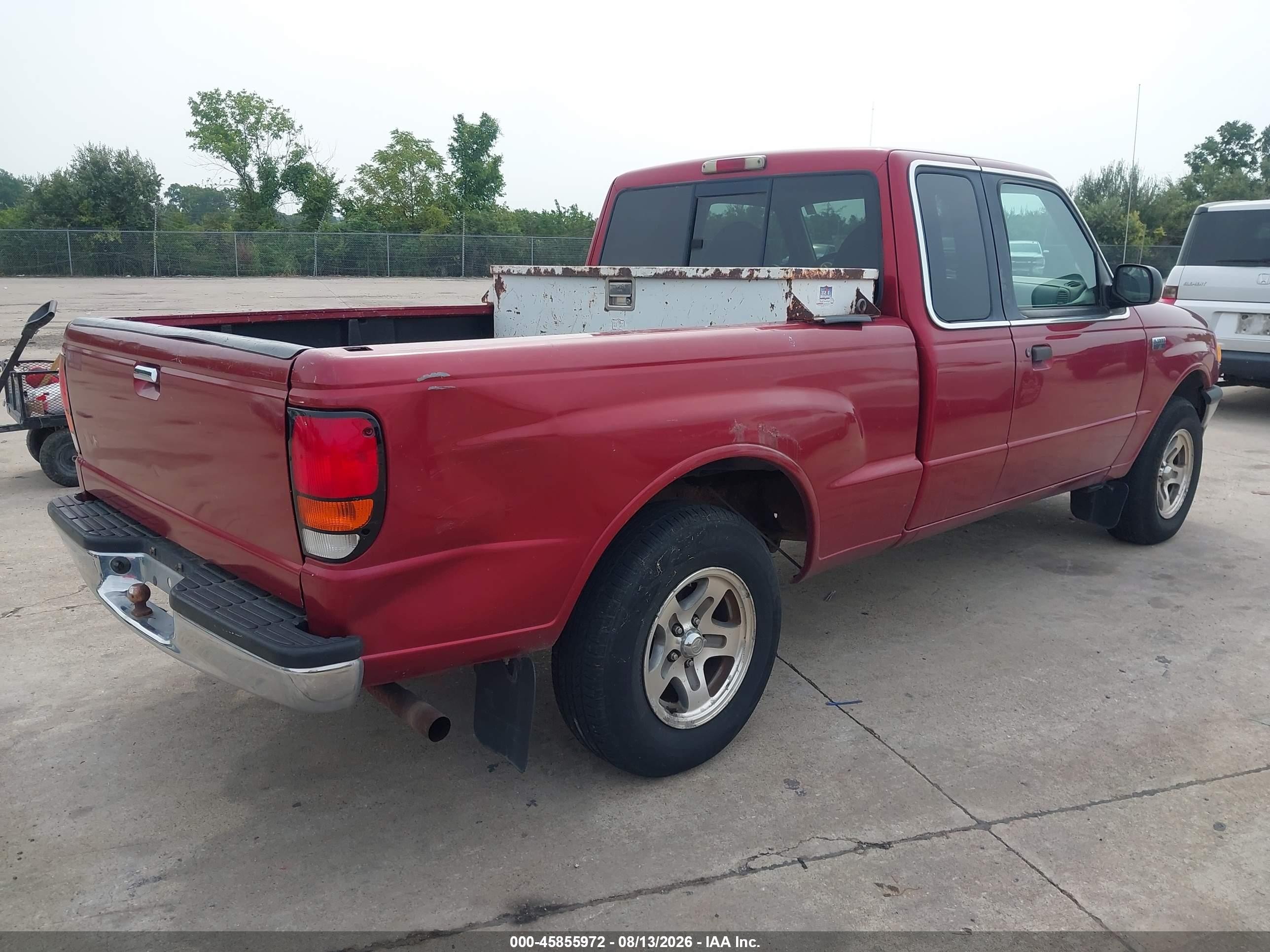 1999 Mazda B4000 Se Red vin: 4F4YR16X1XTM13368