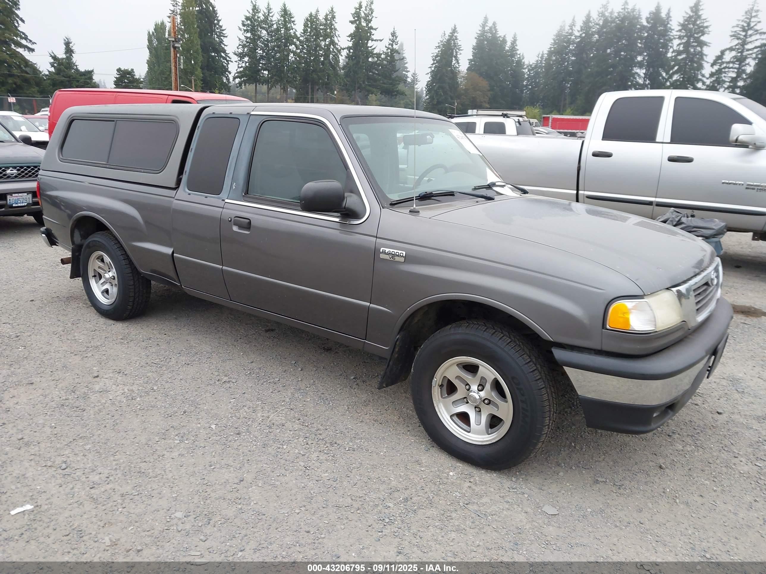 1999 Mazda B4000 Se Gray vin: 4F4YR16X4XTM38295