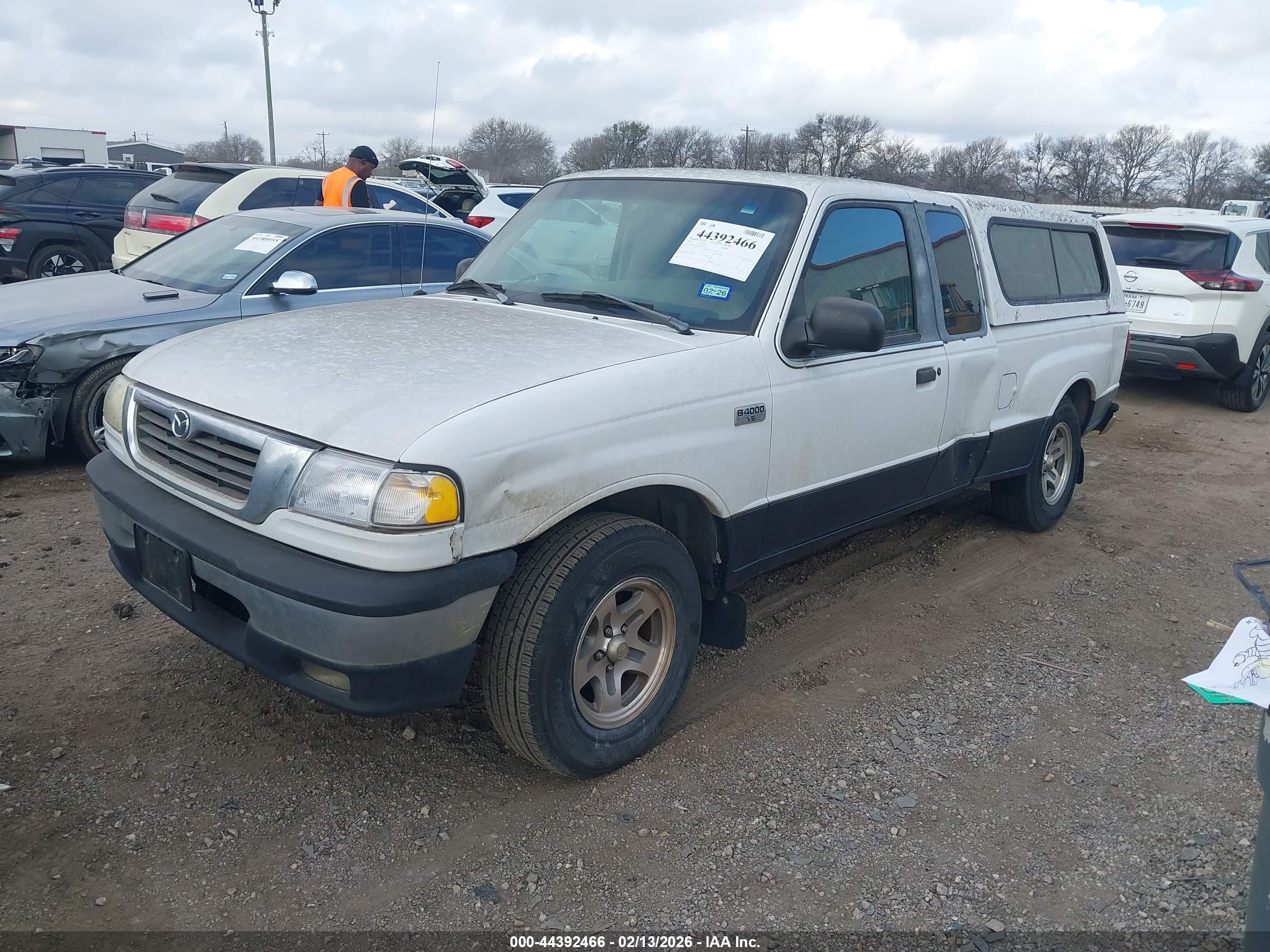 1999 Mazda B4000 Se White vin: 4F4YR16X5XTM13339
