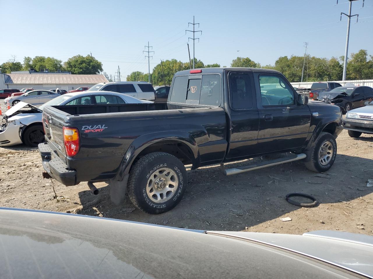 2003 Mazda B4000 Cab Plus Black vin: 4F4YR46E53TM04215