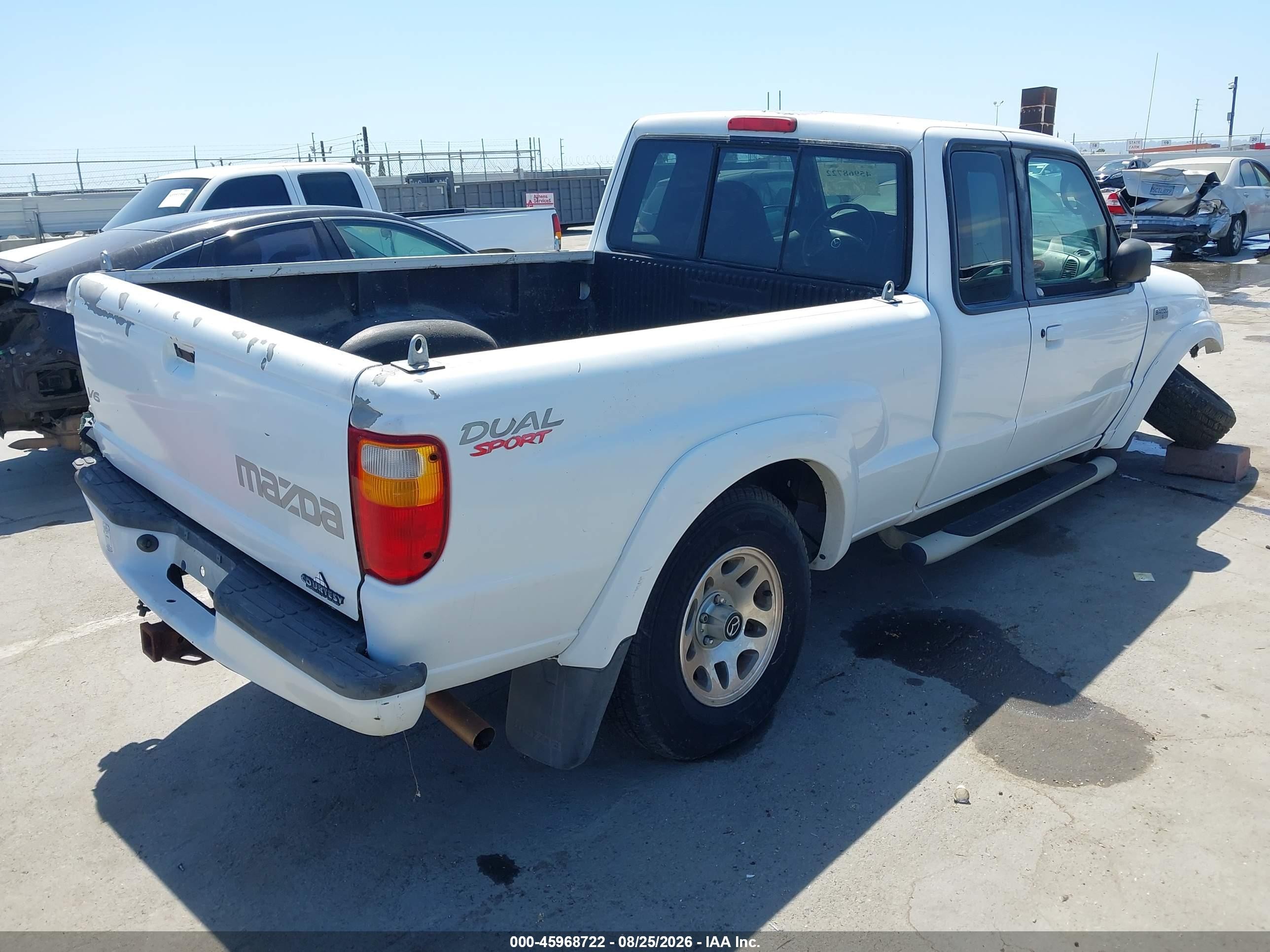 2003 Mazda B4000 Ds White vin: 4F4YR46E63TM13814