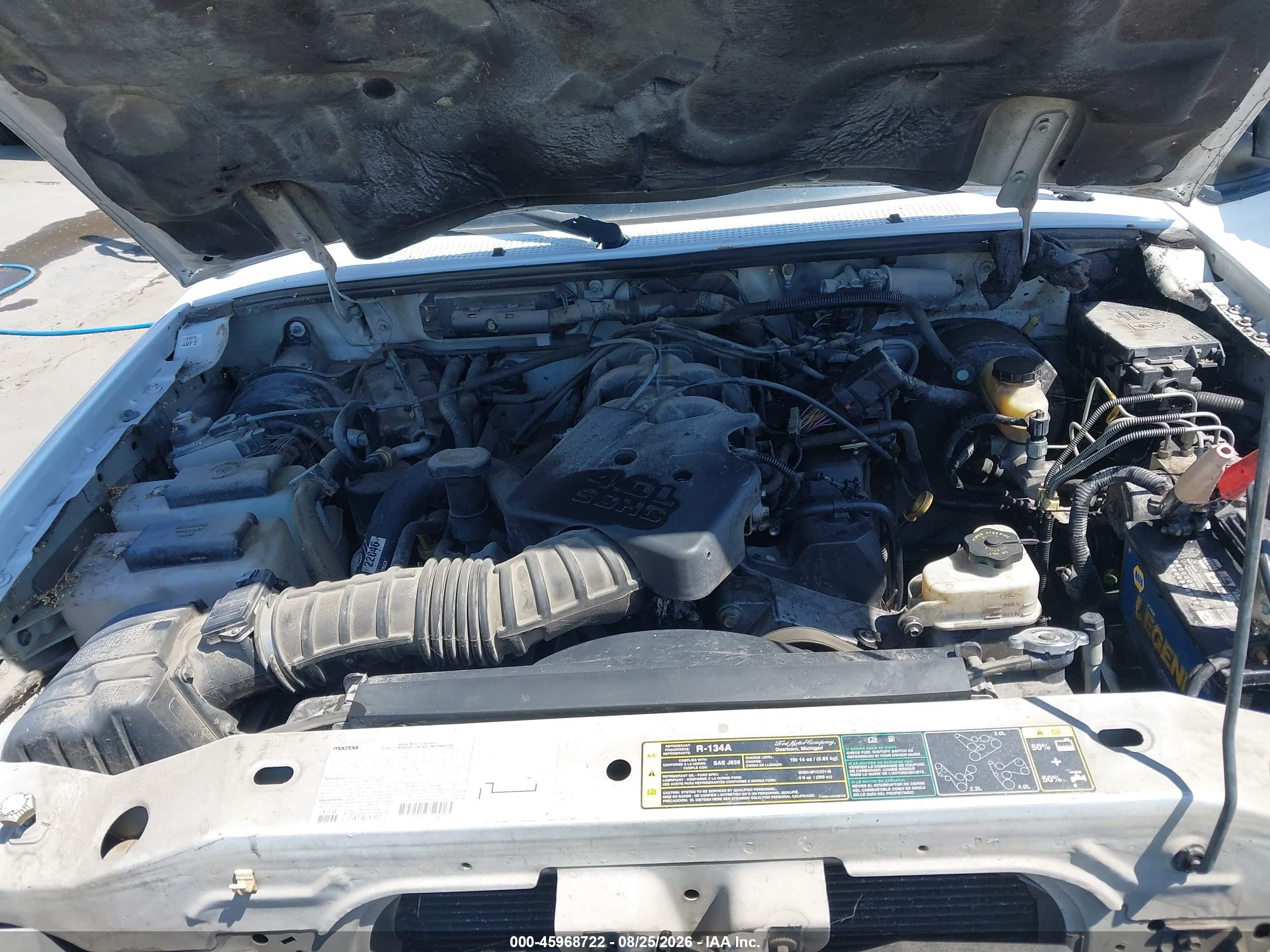 2003 Mazda B4000 Ds White vin: 4F4YR46E63TM13814