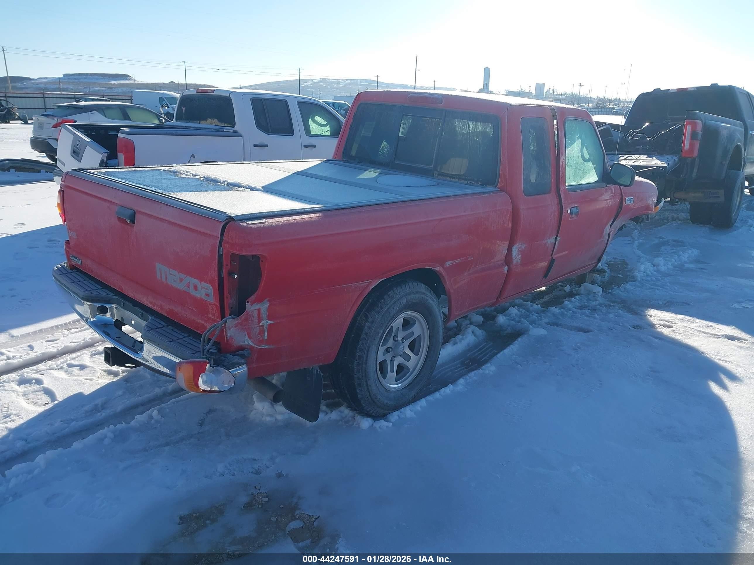 2004 Mazda B3000 Se Red vin: 4F4YR46U34TM11673