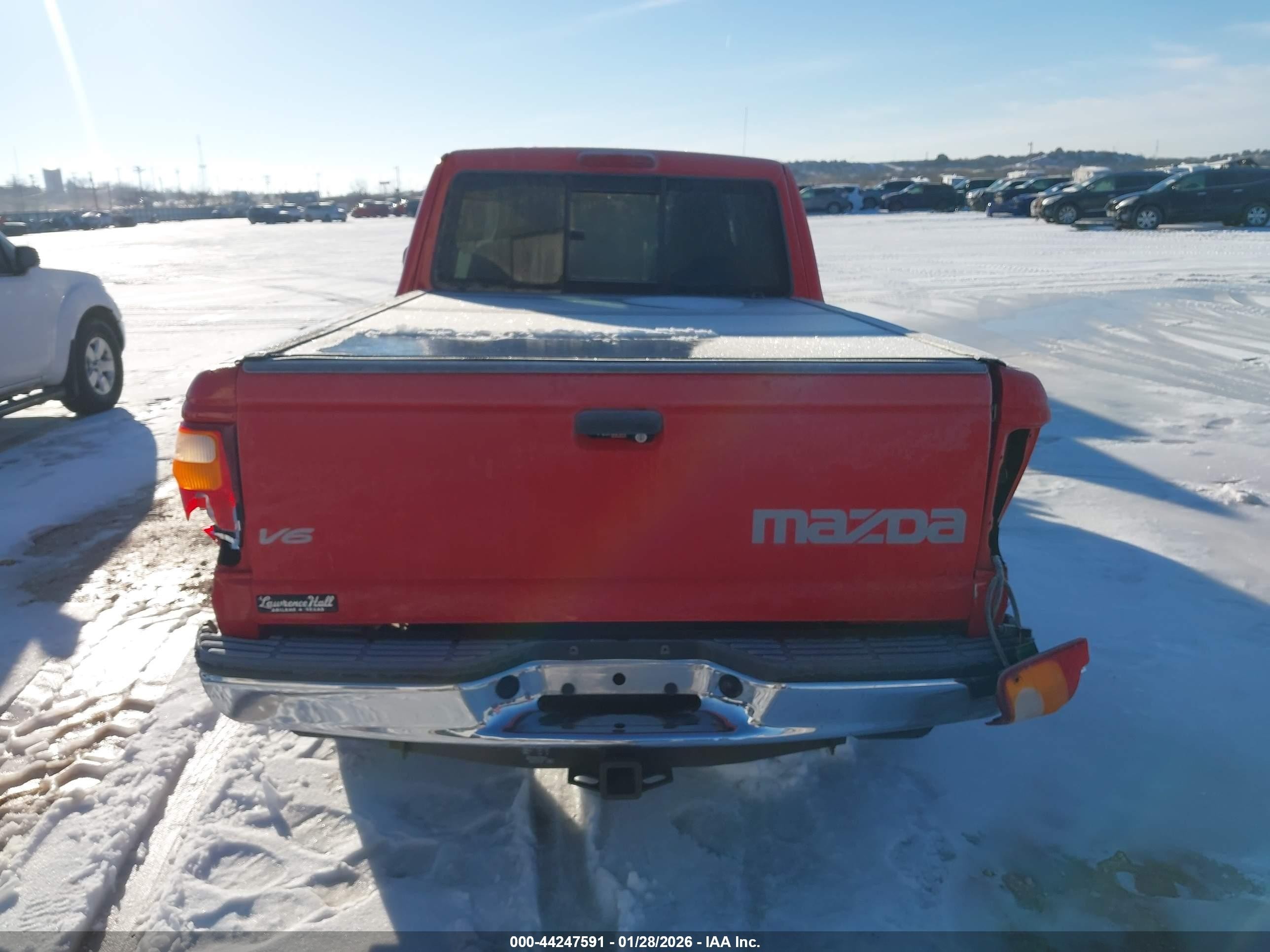 2004 Mazda B3000 Se Red vin: 4F4YR46U34TM11673