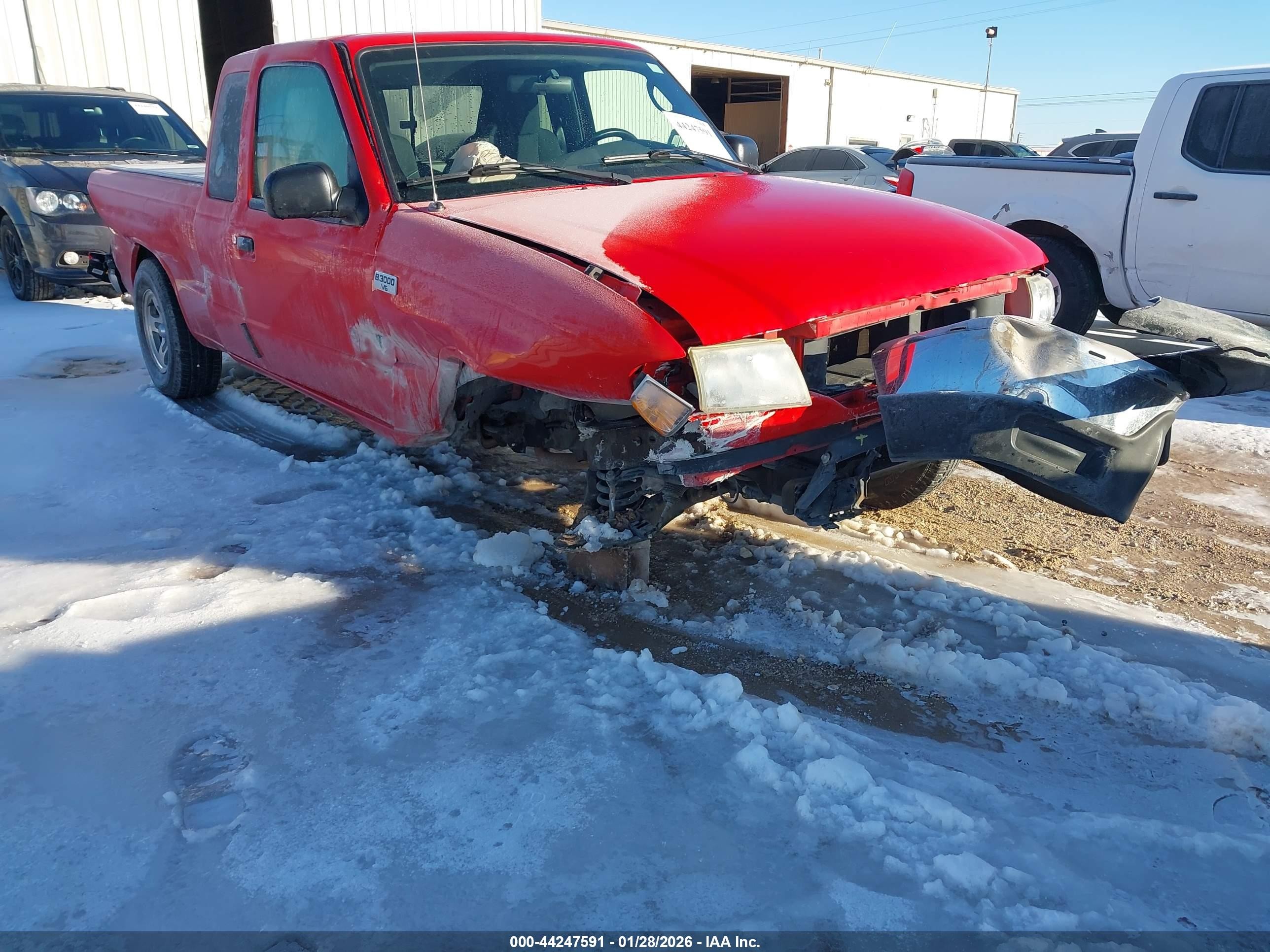 2004 Mazda B3000 Se Red vin: 4F4YR46U34TM11673