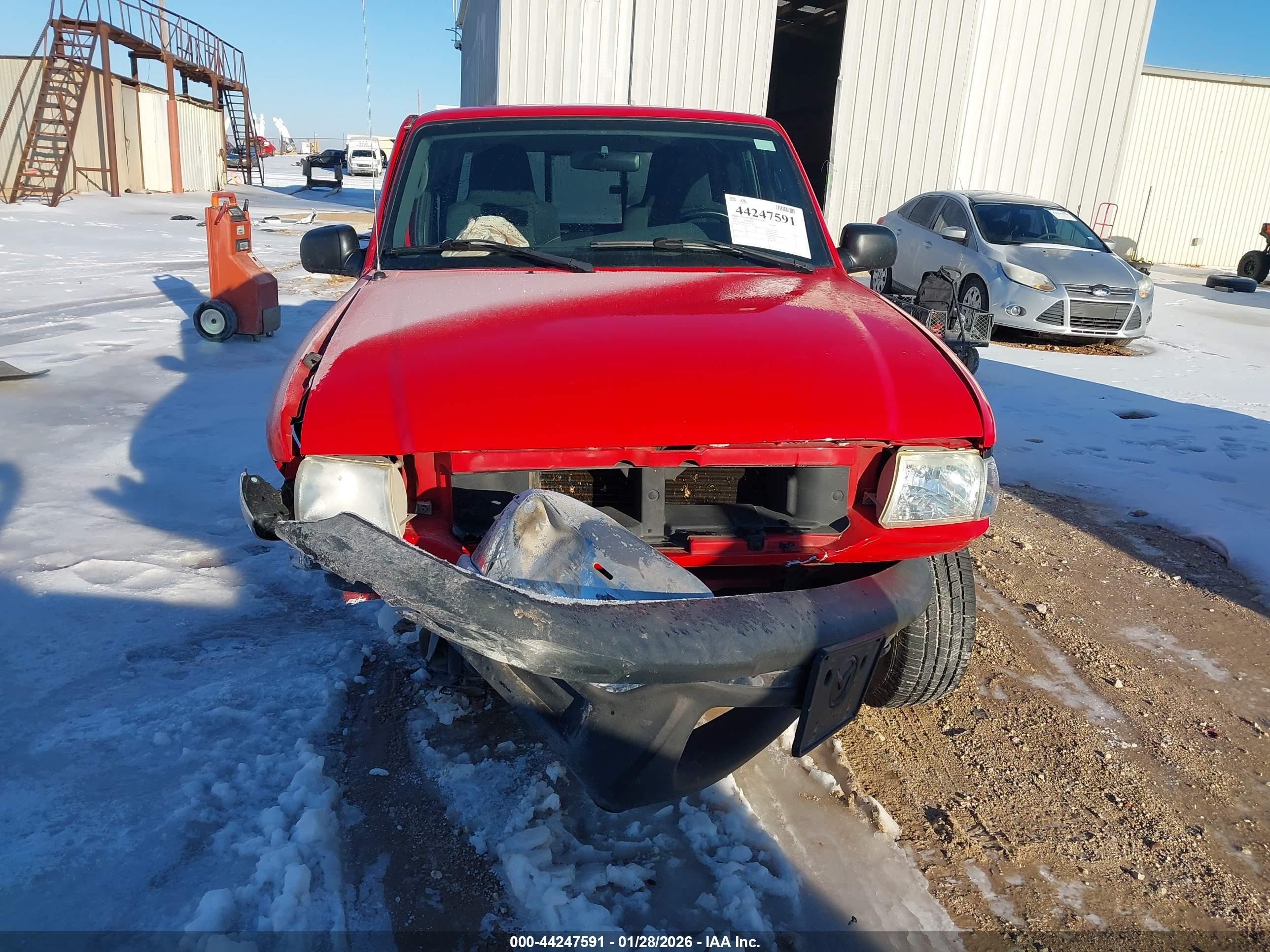 2004 Mazda B3000 Se Red vin: 4F4YR46U34TM11673