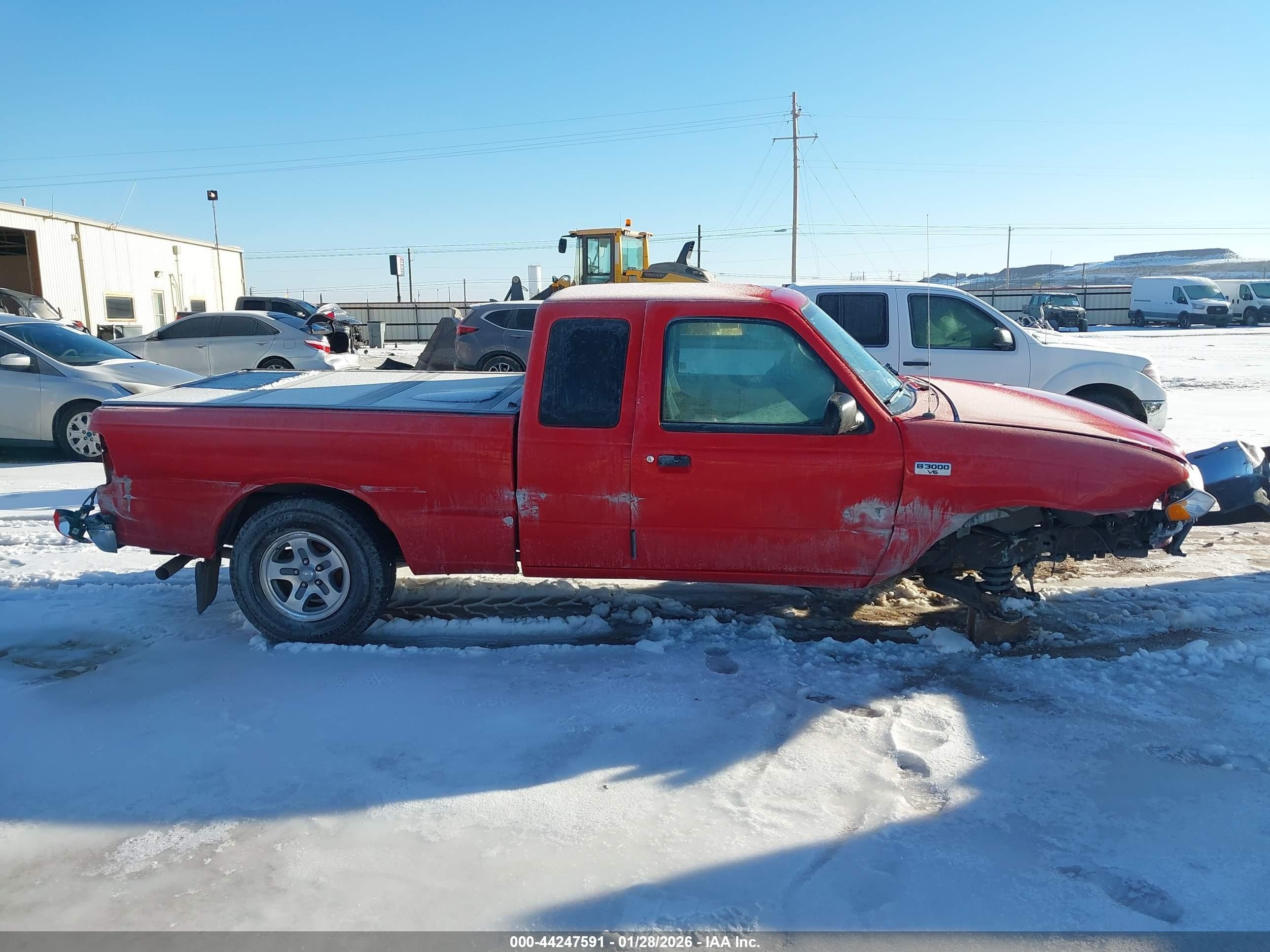 2004 Mazda B3000 Se Red vin: 4F4YR46U34TM11673