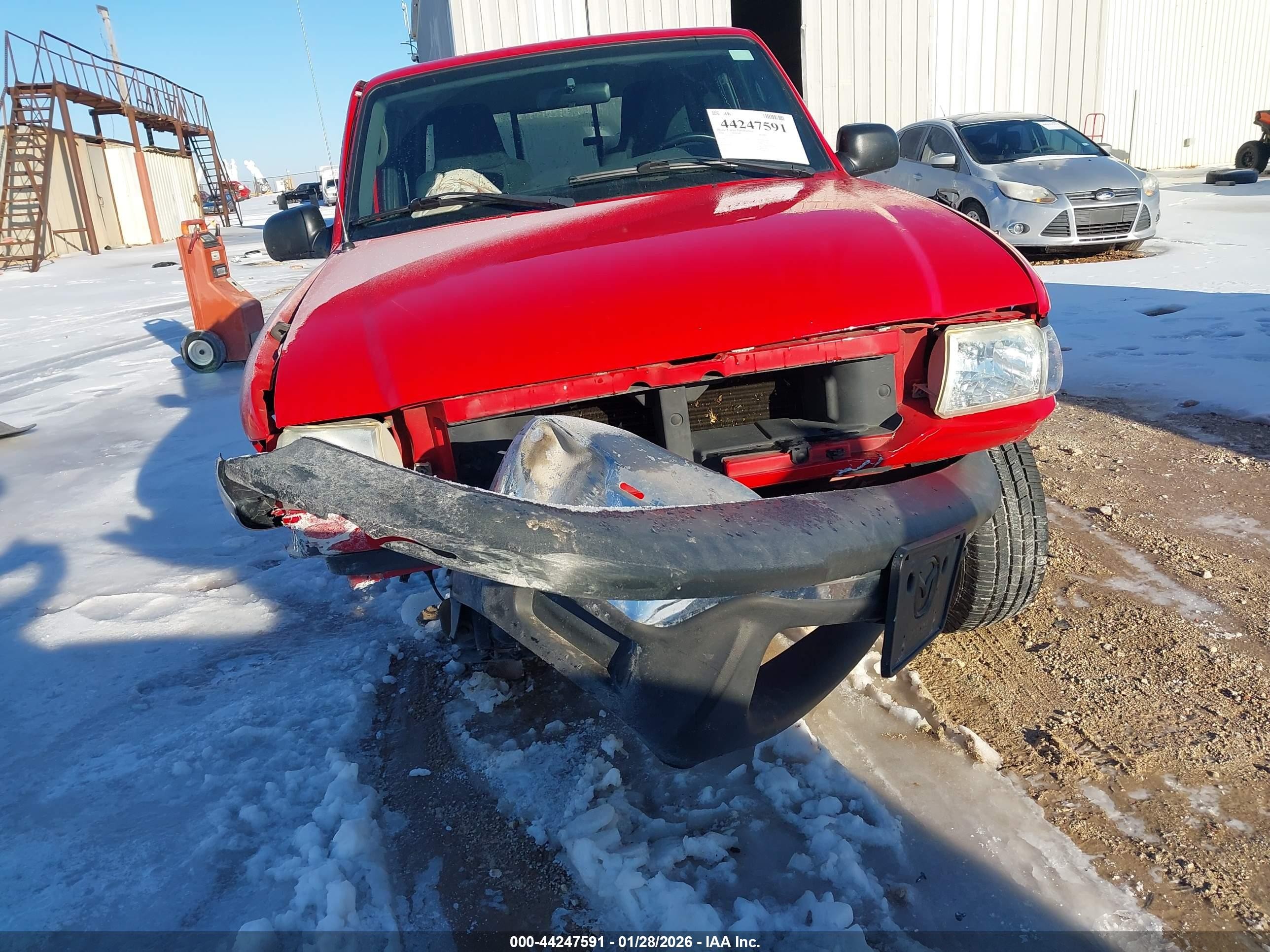 2004 Mazda B3000 Se Red vin: 4F4YR46U34TM11673