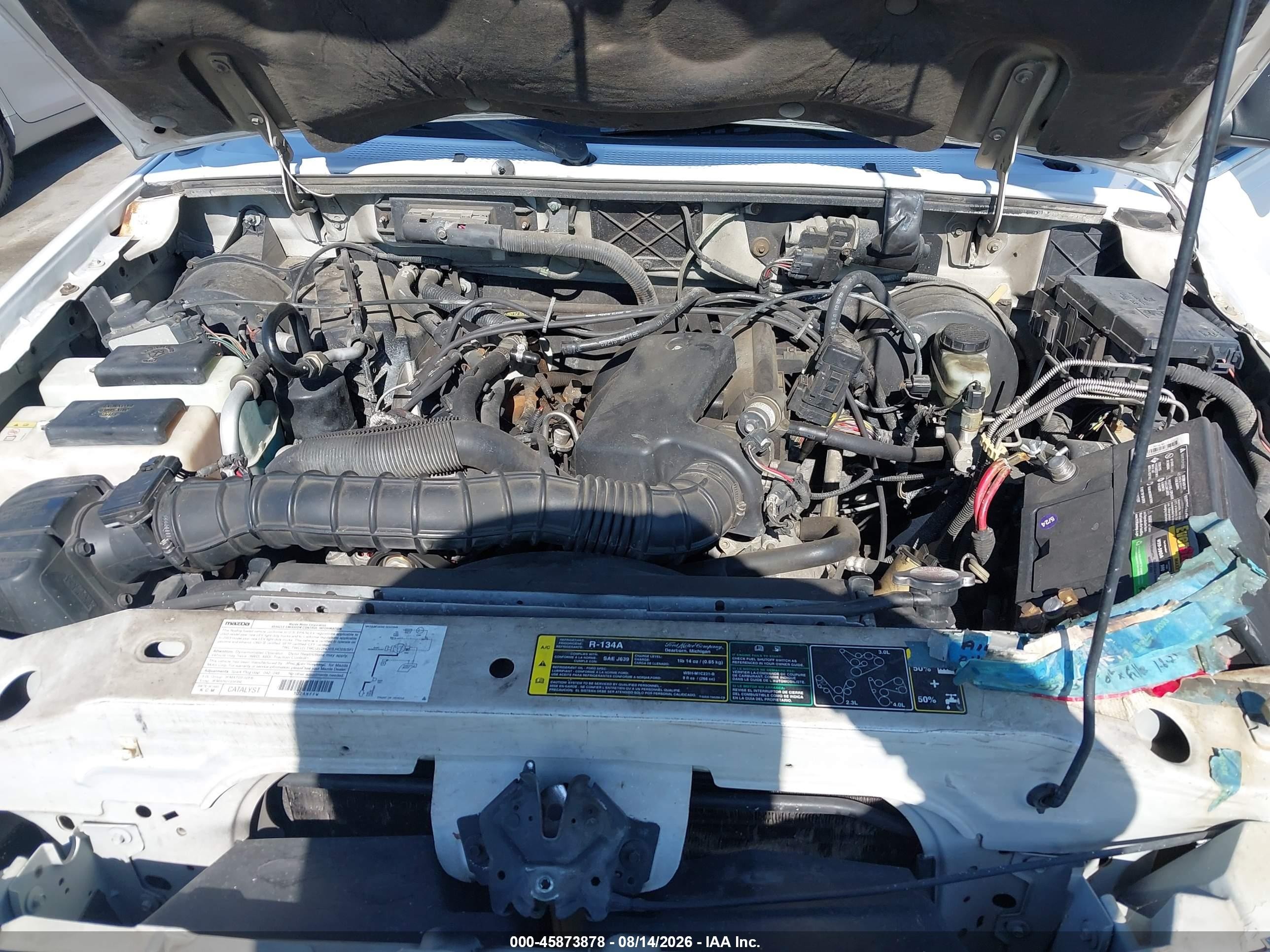 2003 Mazda B3000 Se White vin: 4F4YR46V73TM15748