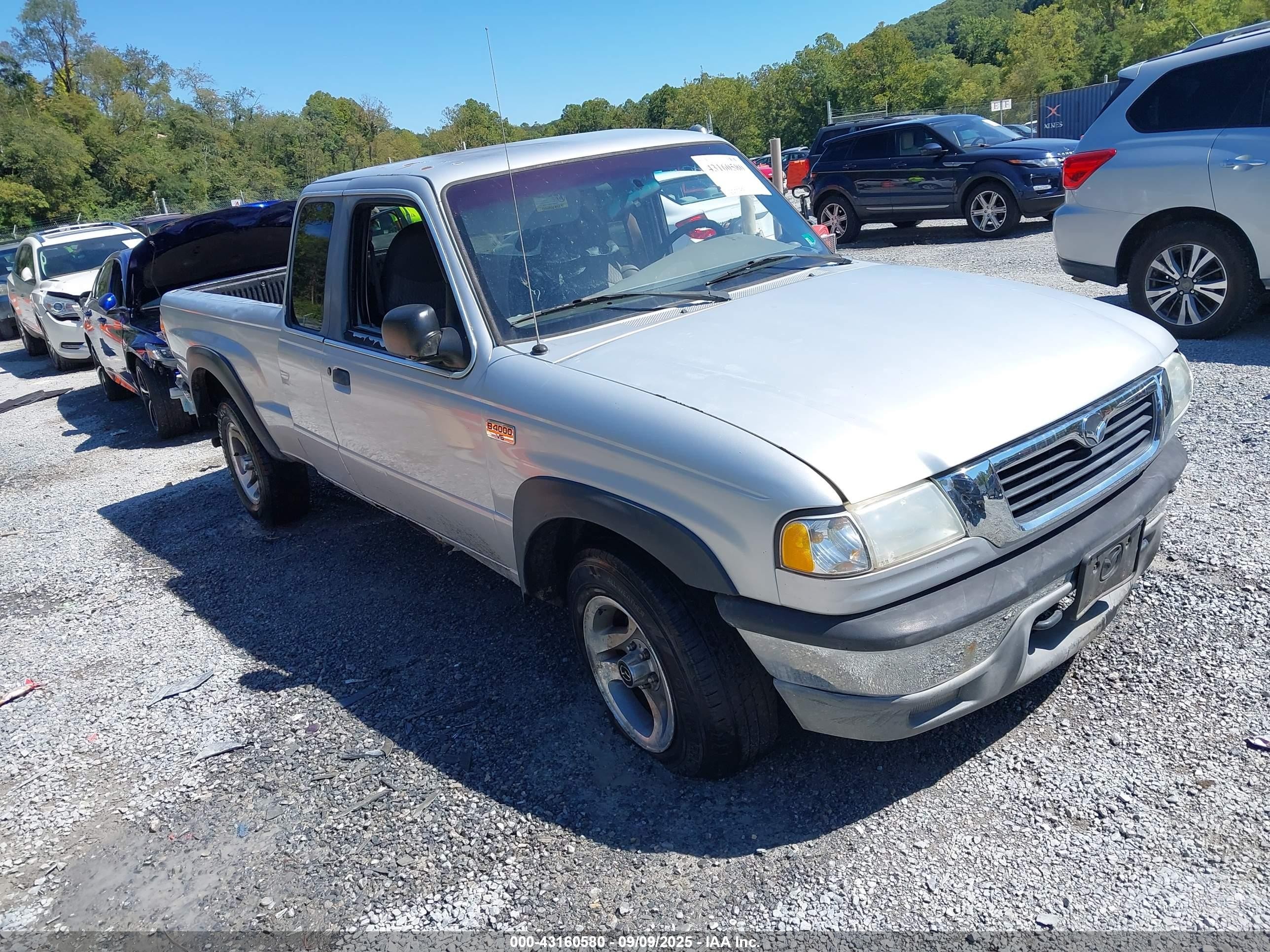 2001 Mazda B4000 Se Silver vin: 4F4ZR17E41TM09775