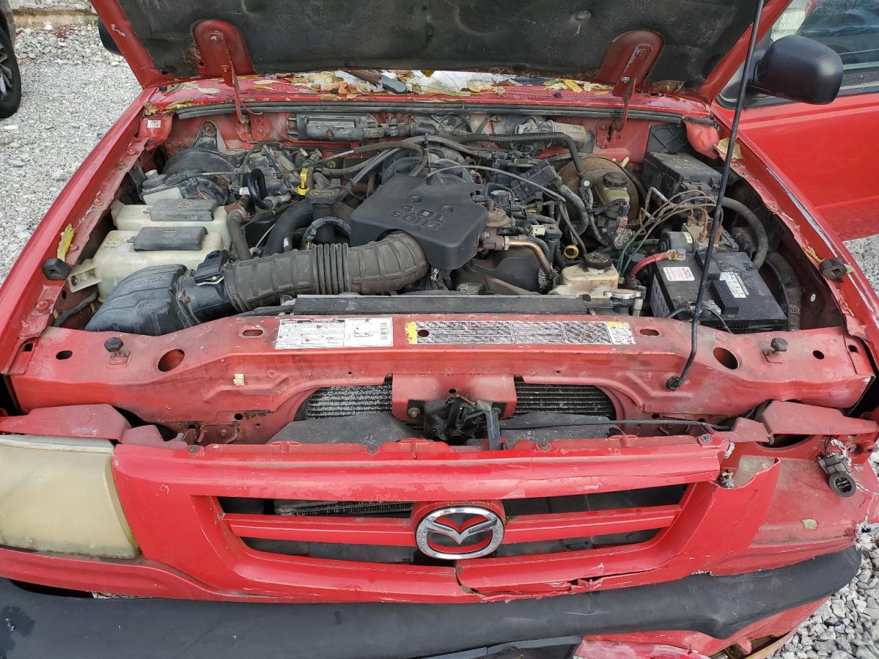 2001 Mazda B4000 Cab Plus Red vin: 4F4ZR17E71TM19054