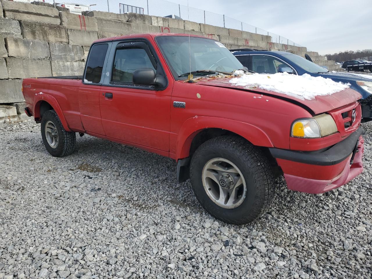 2001 Mazda B4000 Cab Plus Red vin: 4F4ZR17E71TM19054