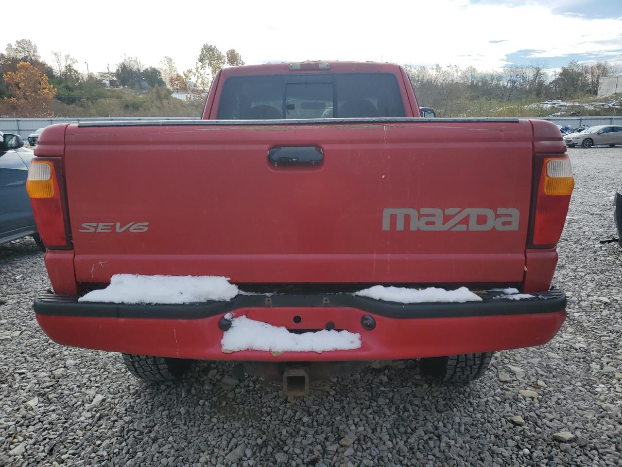 2001 Mazda B4000 Cab Plus Red vin: 4F4ZR17E71TM19054