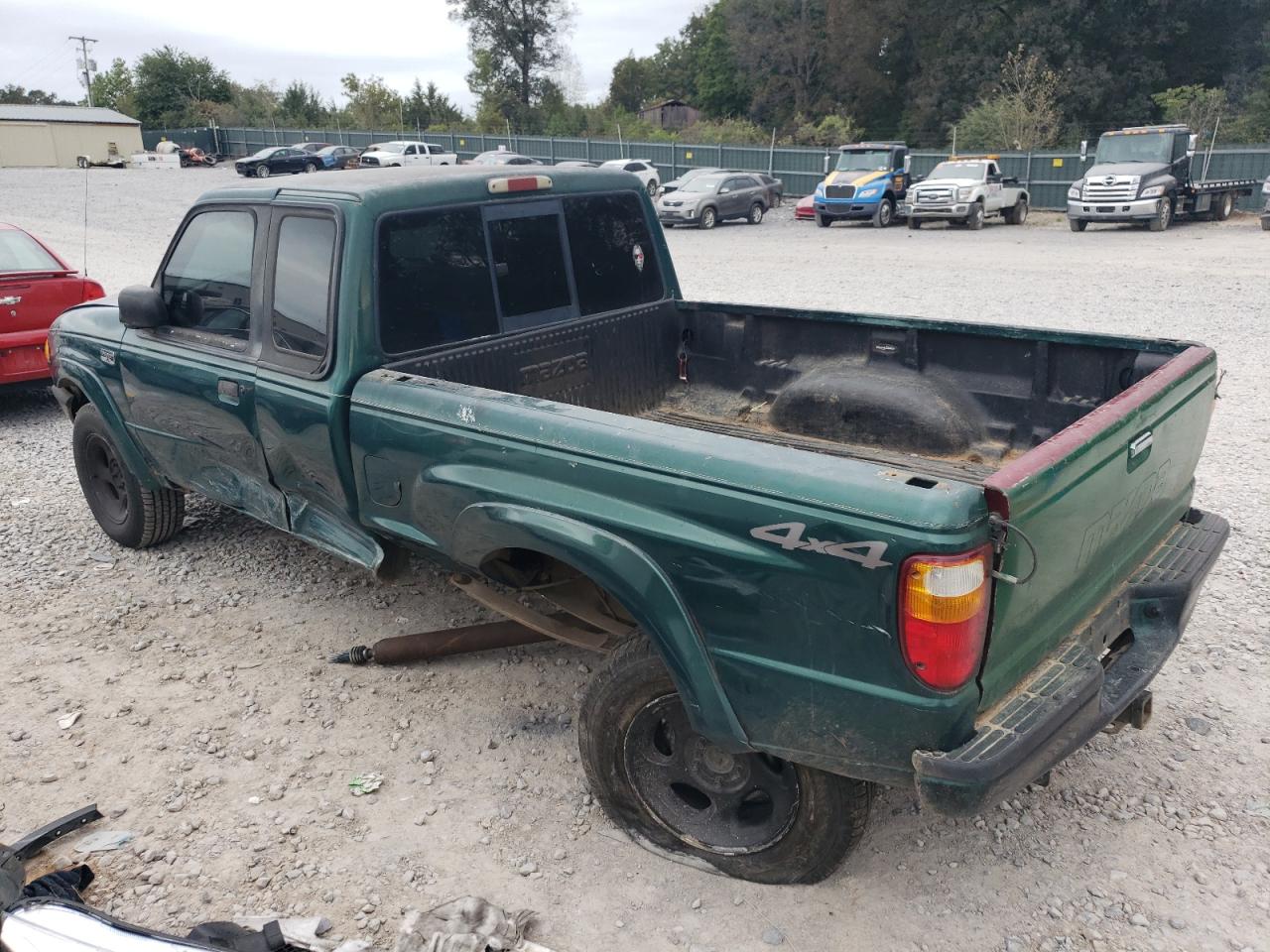 2001 Mazda B3000 Cab Plus Green vin: 4F4ZR17U31TM09015