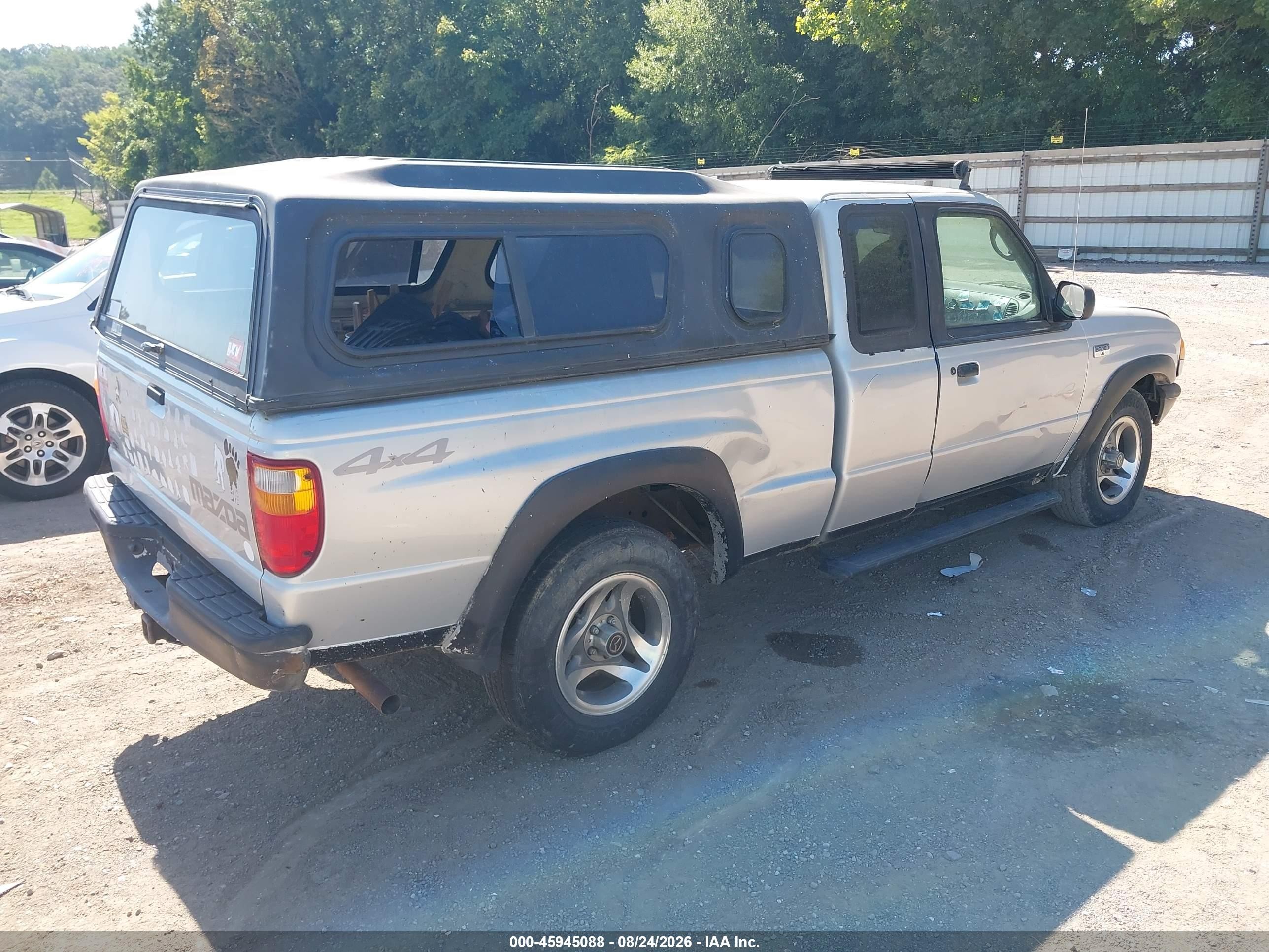 2002 Mazda B3000 Серый vin: 4F4ZR17U62TM10547