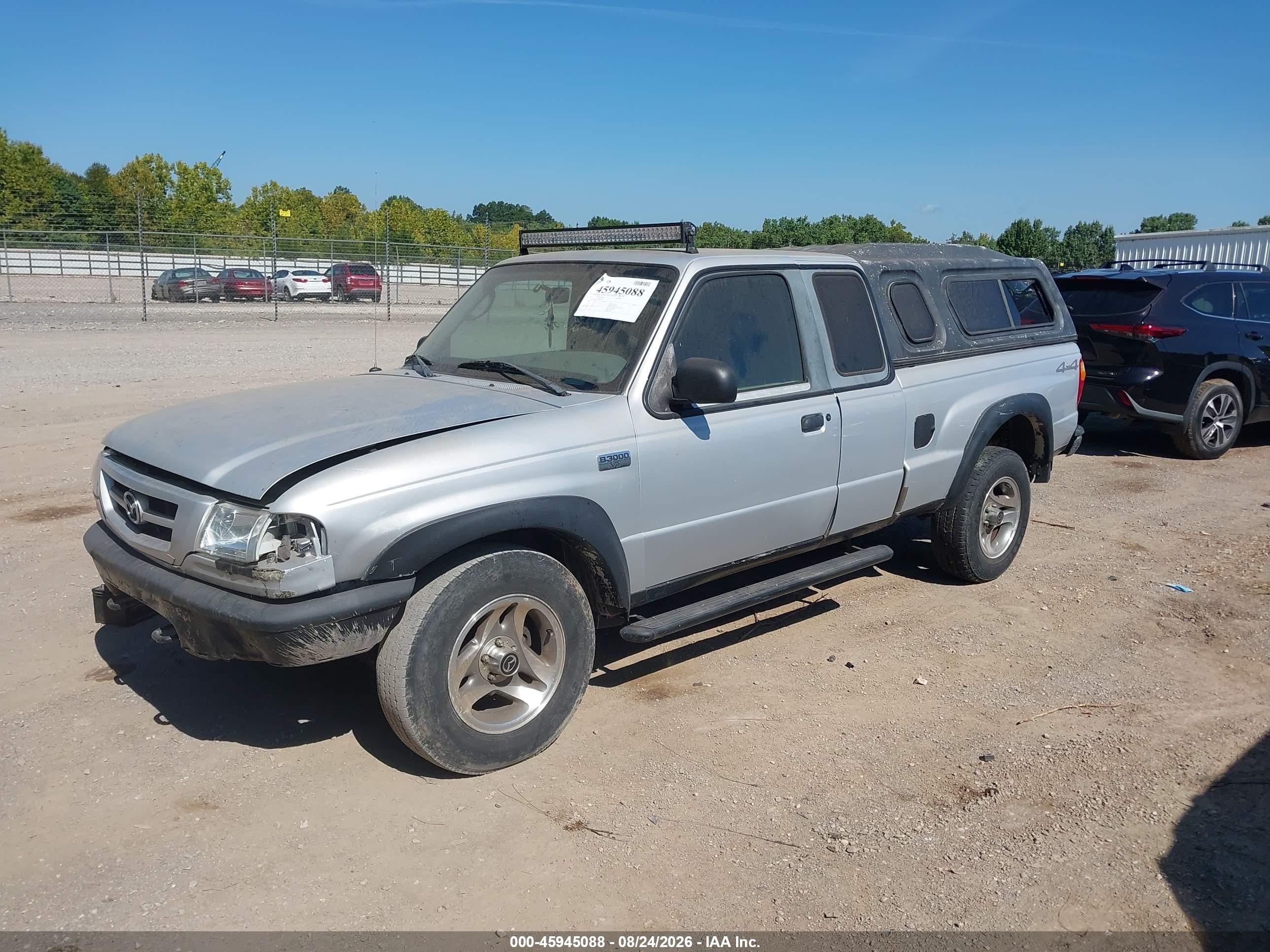 2002 Mazda B3000 Серый vin: 4F4ZR17U62TM10547