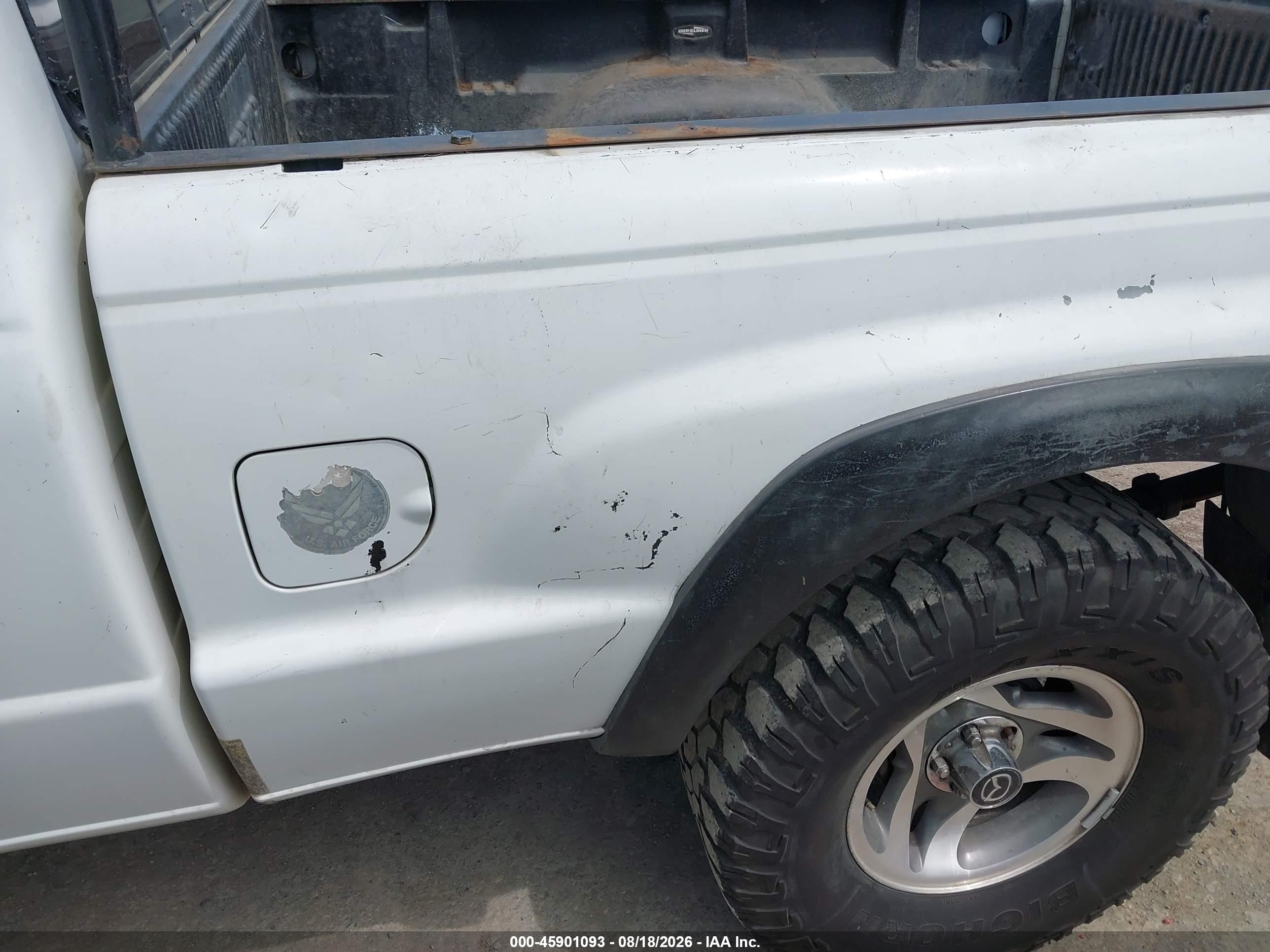 2001 Mazda B3000 Se White vin: 4F4ZR17U71TM28859