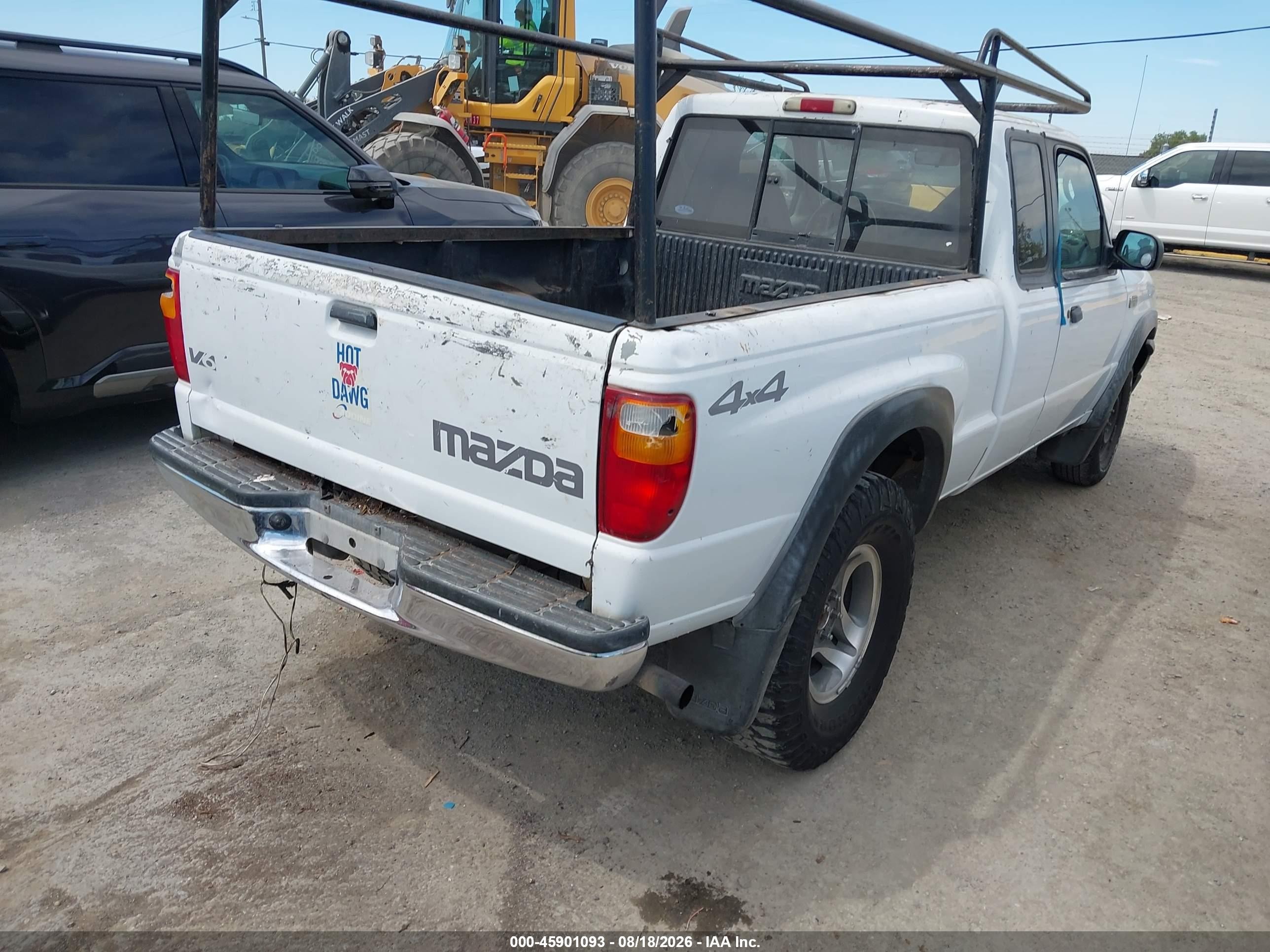 2001 Mazda B3000 Se White vin: 4F4ZR17U71TM28859