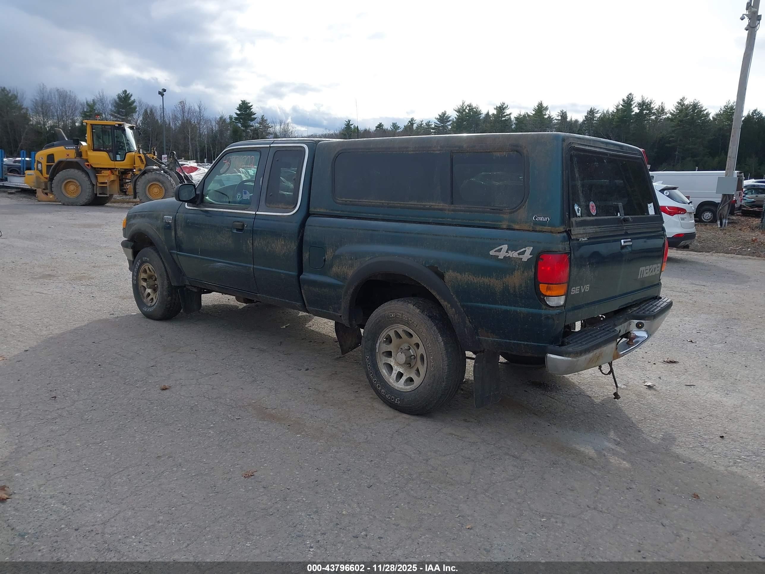 1998 Mazda B3000 Se Green vin: 4F4ZR17U8WTM42082