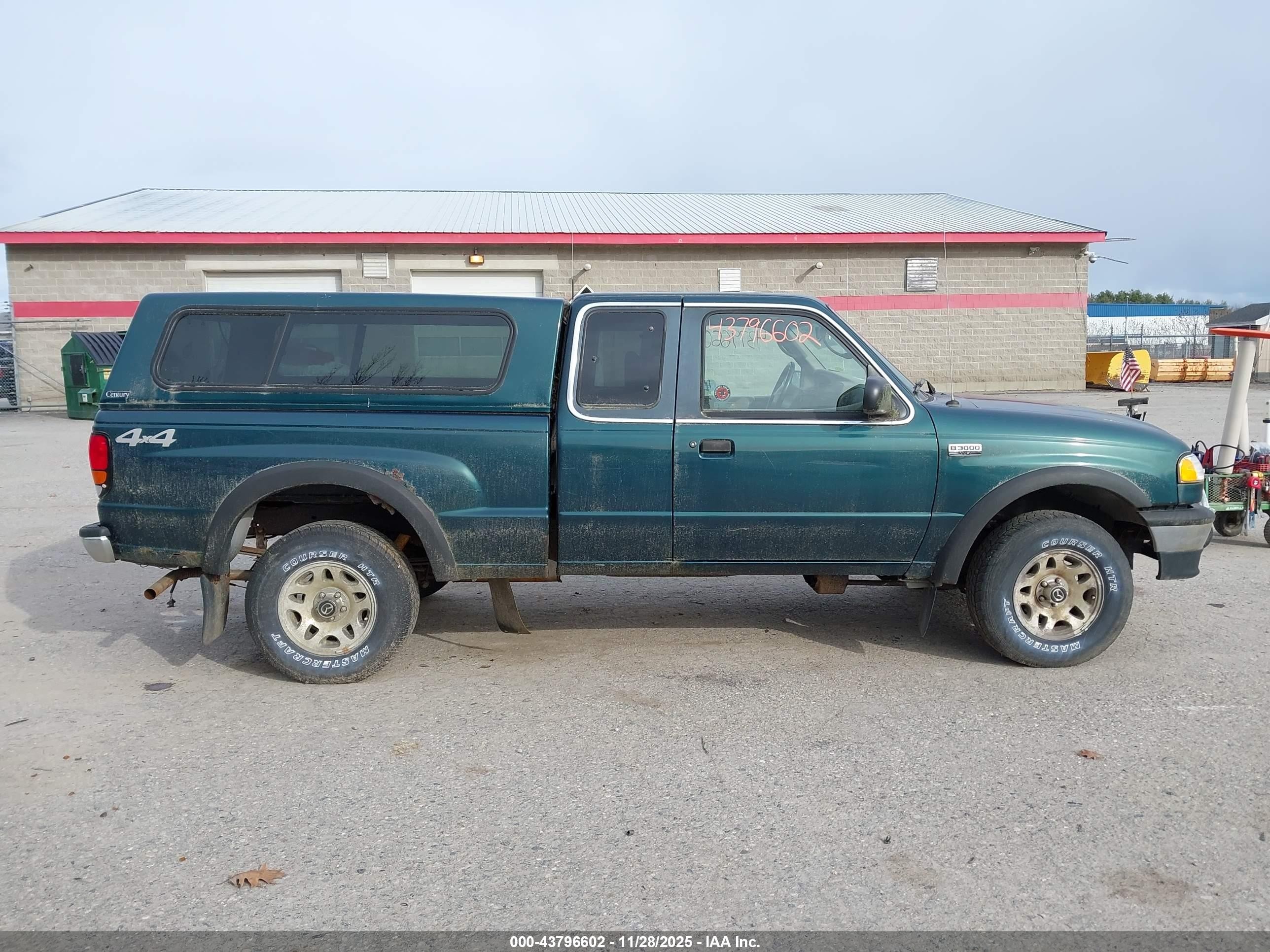 1998 Mazda B3000 Se Green vin: 4F4ZR17U8WTM42082