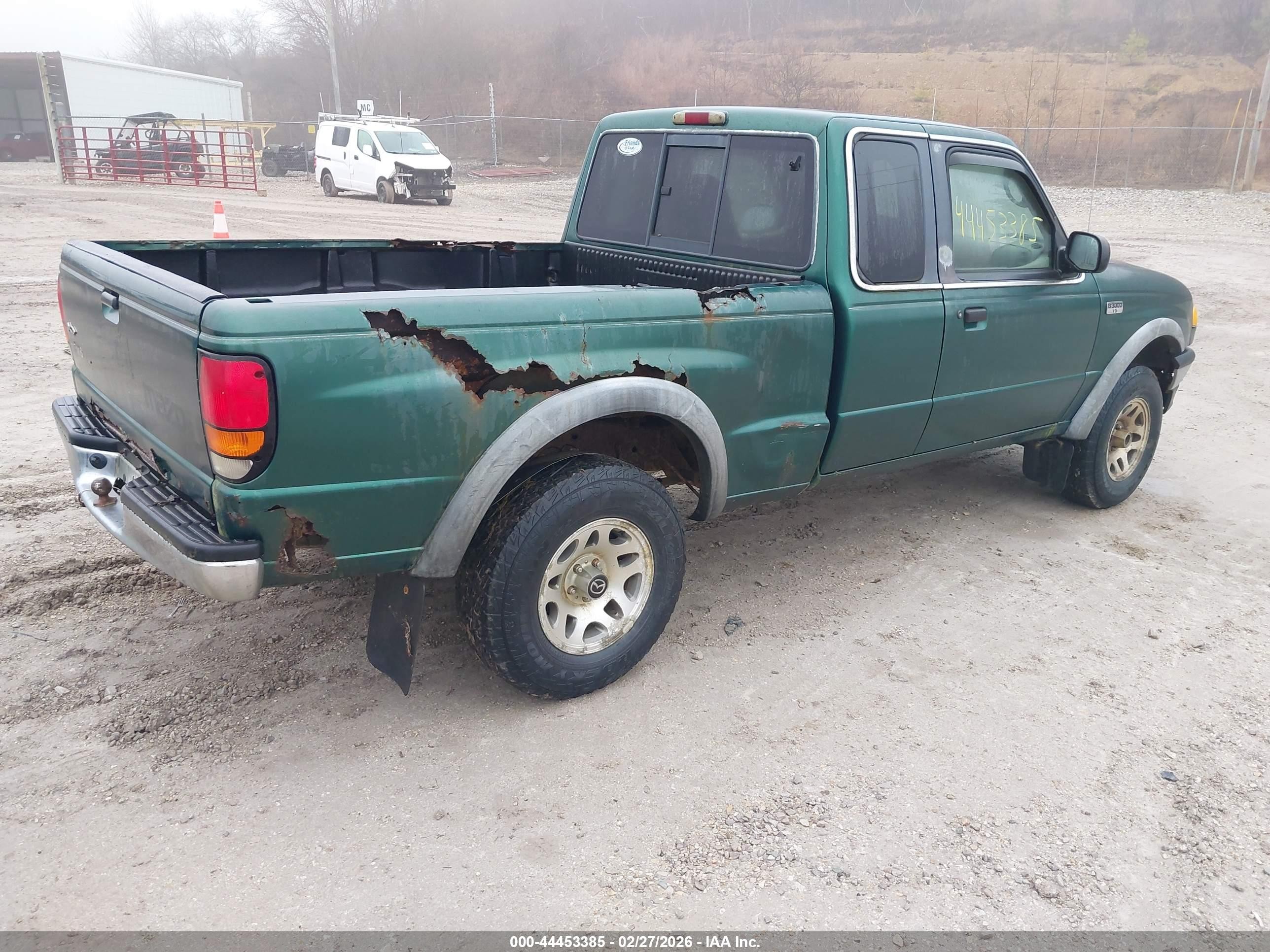 1999 Mazda B3000 Se Green vin: 4F4ZR17V3XTM39391