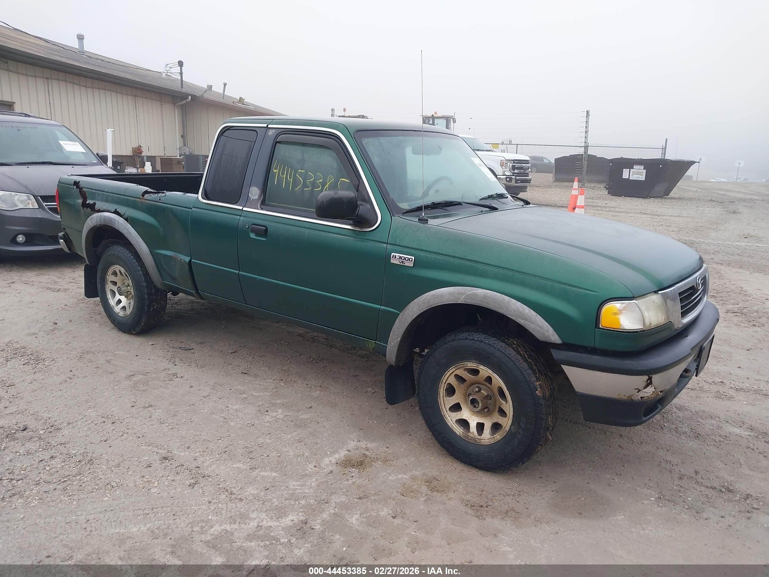 1999 Mazda B3000 Se Green vin: 4F4ZR17V3XTM39391