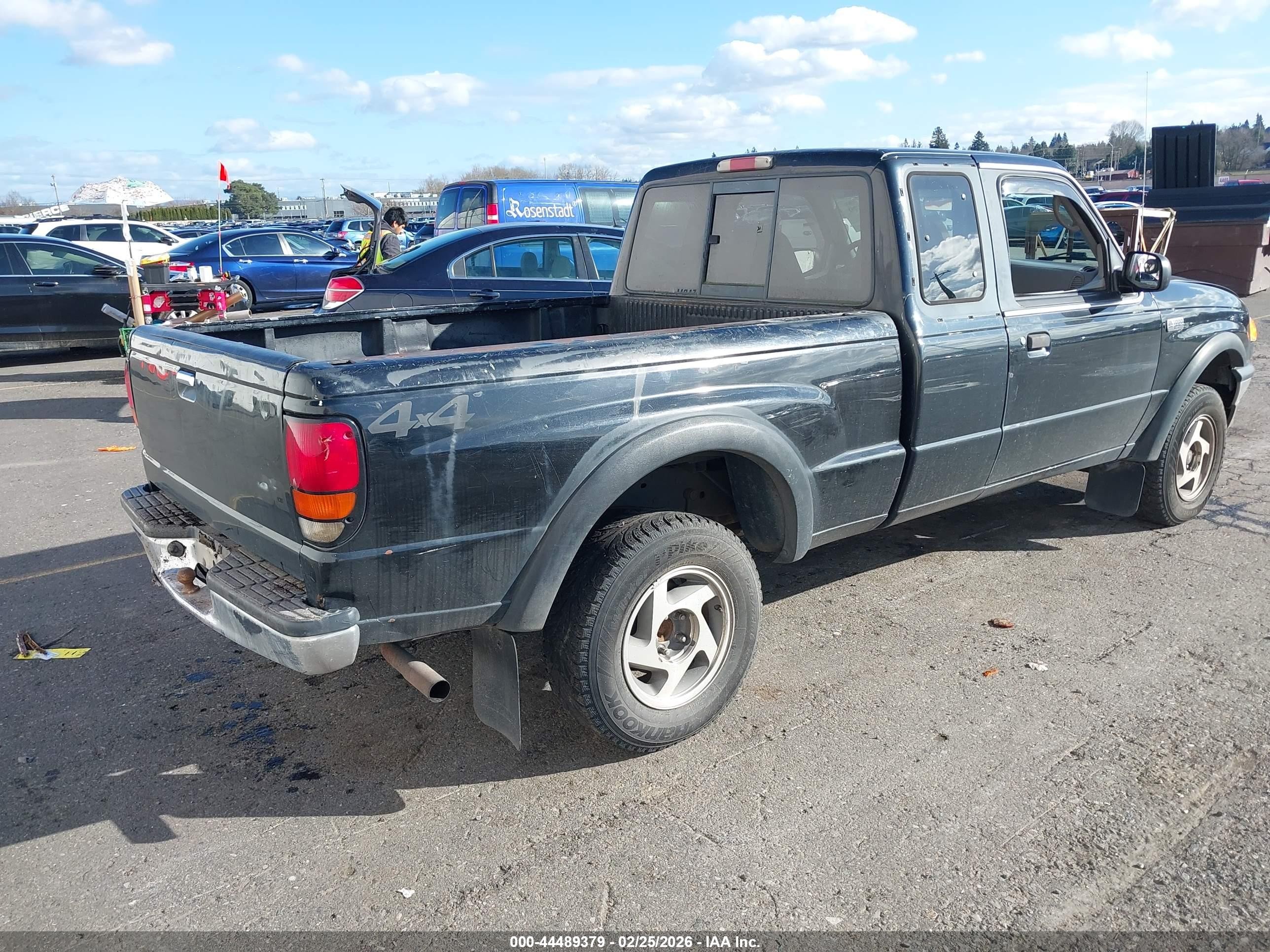 1999 Mazda B4000 Se/tl Black vin: 4F4ZR17X1XTM10151