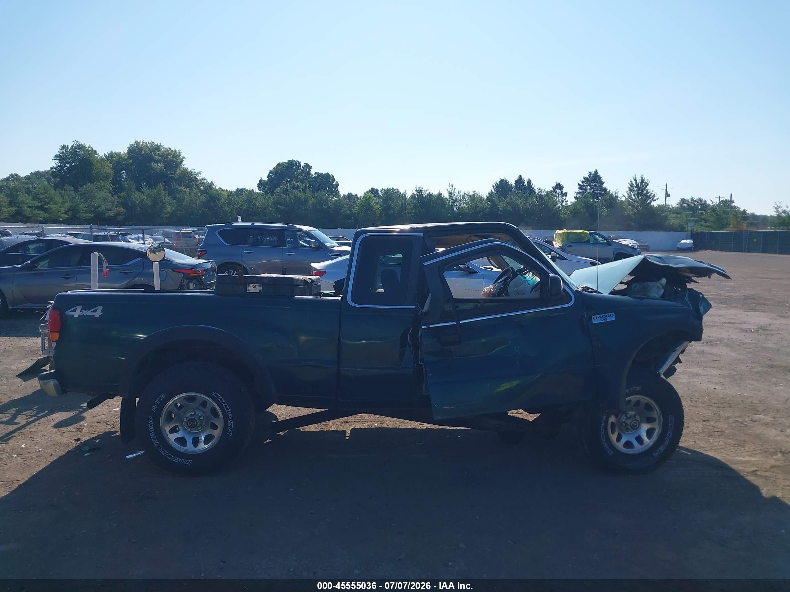 1998 Mazda B4000 Se Зеленый vin: 4F4ZR17X3WTM41240