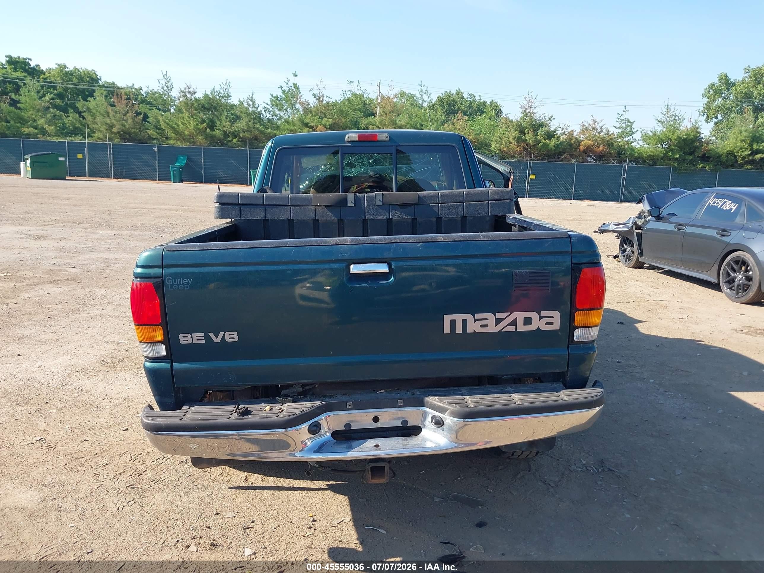 1998 Mazda B4000 Se Зеленый vin: 4F4ZR17X3WTM41240